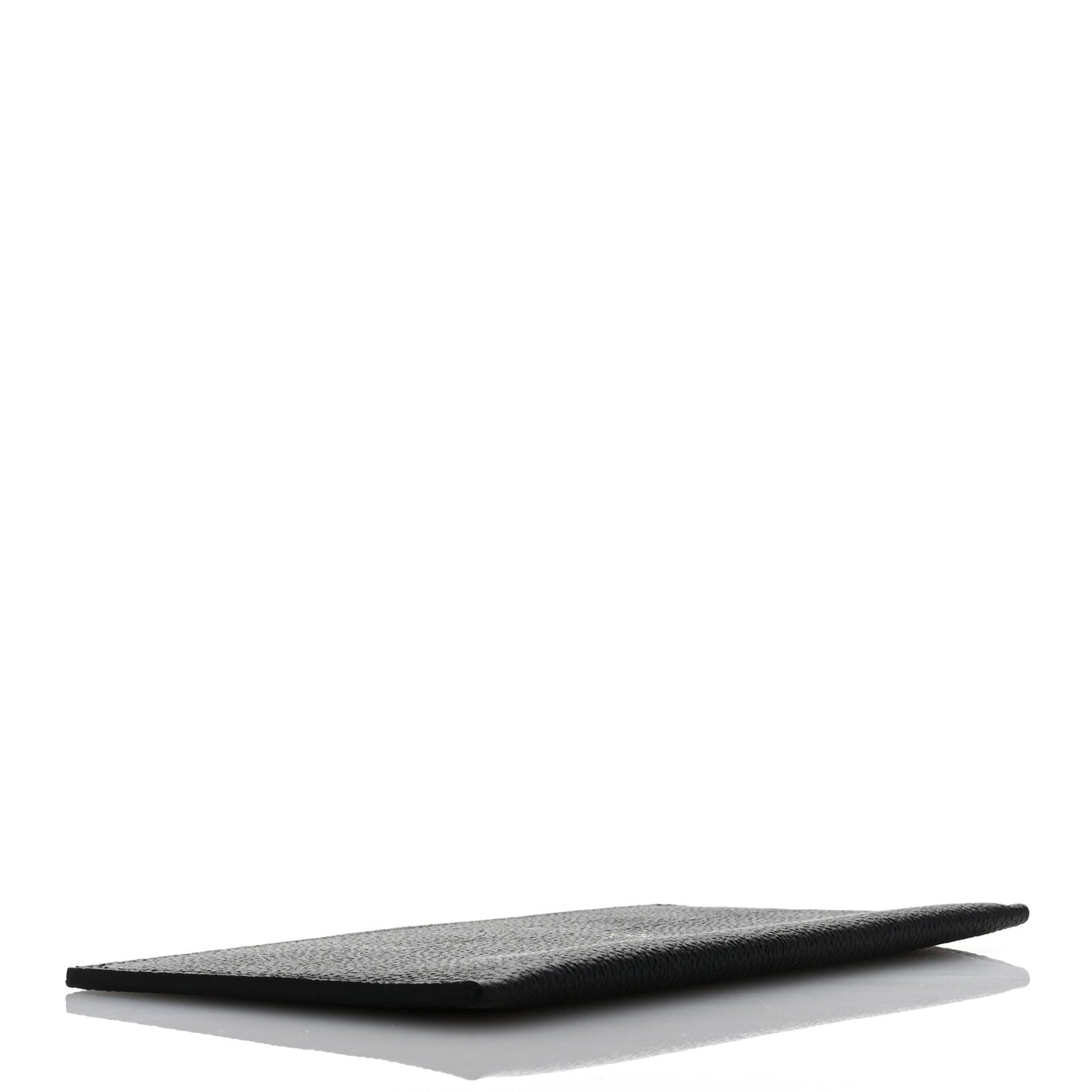 Calfskin Felicie Chain Wallet Card Holder Insert Black