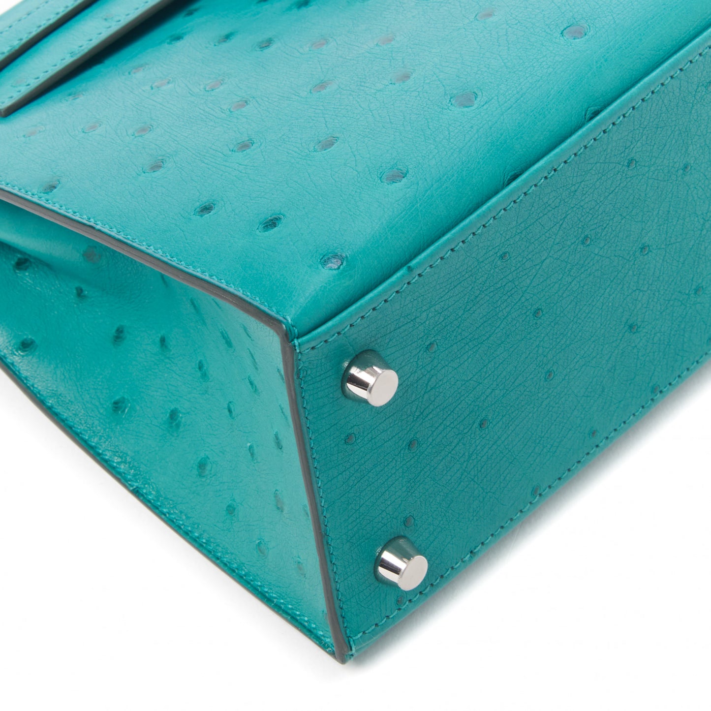 Ostrich Kelly Sellier 25 Vert Verone