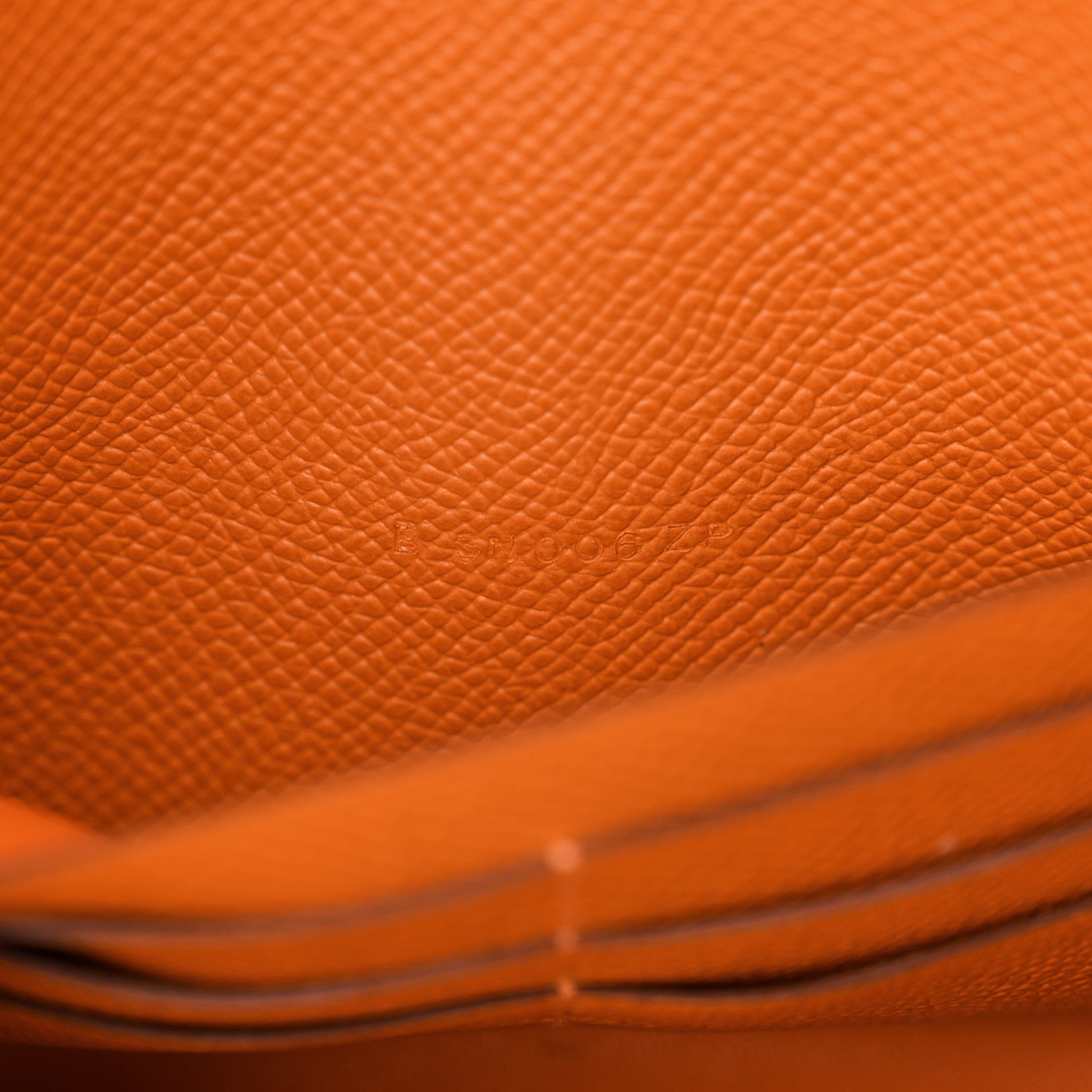 Hermes Epsom Constance Long Wallet To Go Wallet Orange 7 of 11