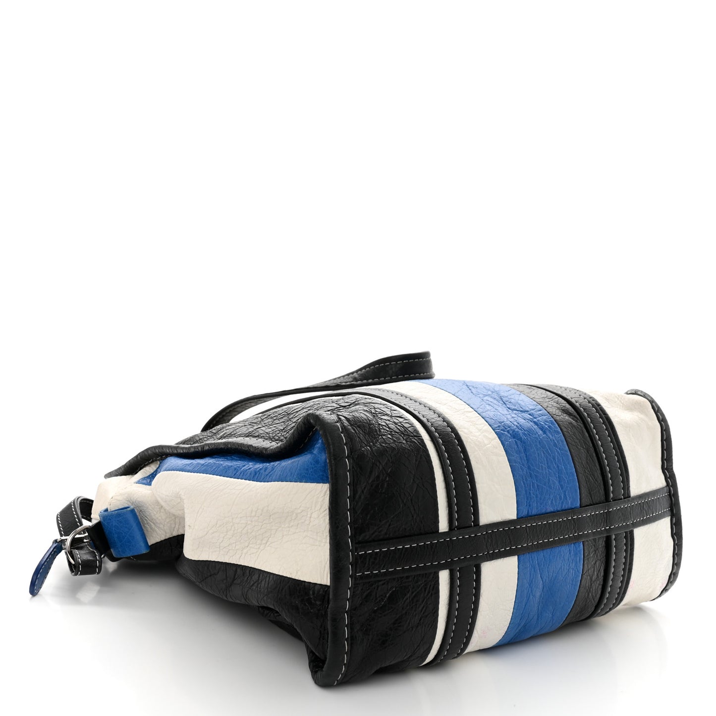 Agneau Arena Multicolore S Bazar Shopper Tote Bleu White Black