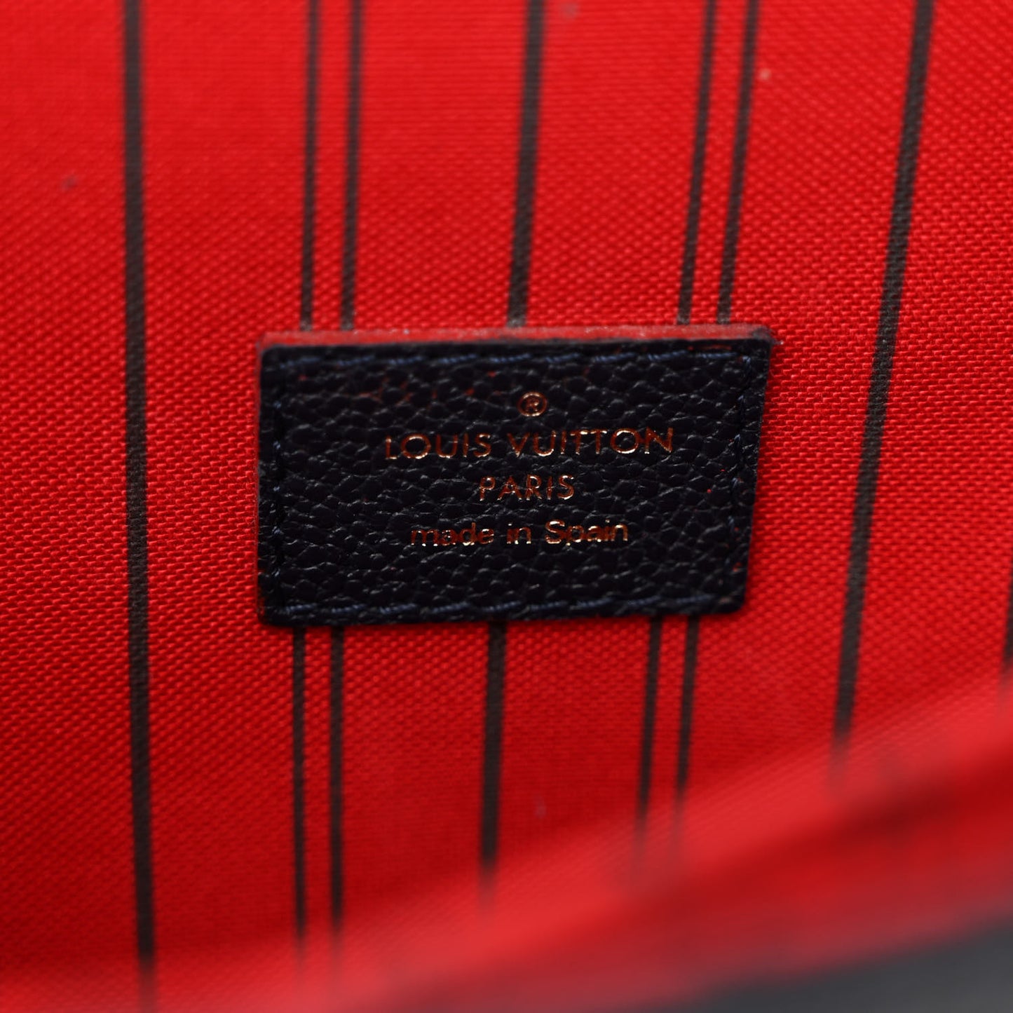 Empreinte Pochette Metis Marine Rouge
