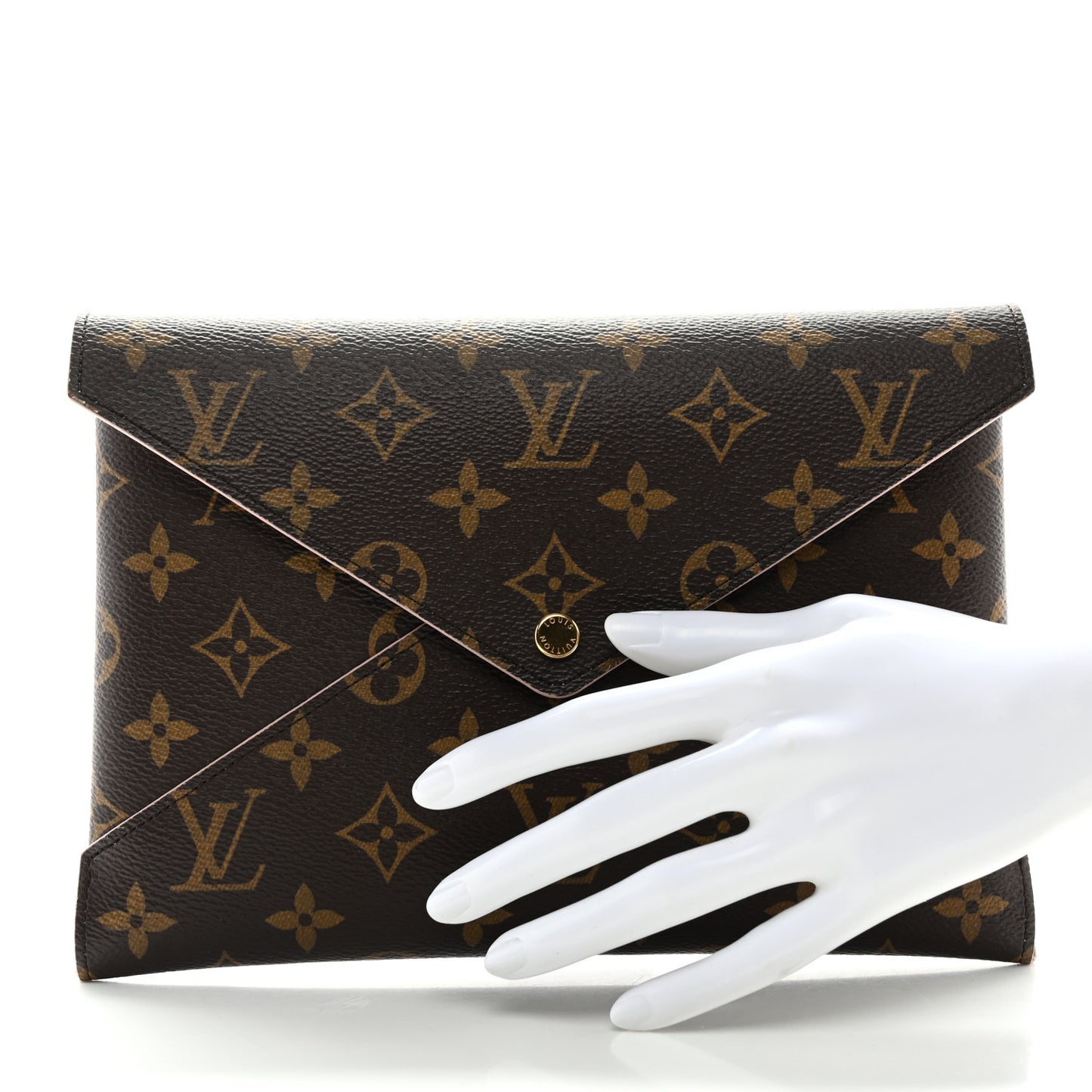 Monogram Large Kirigami Pochette Insert Rose Ballerine