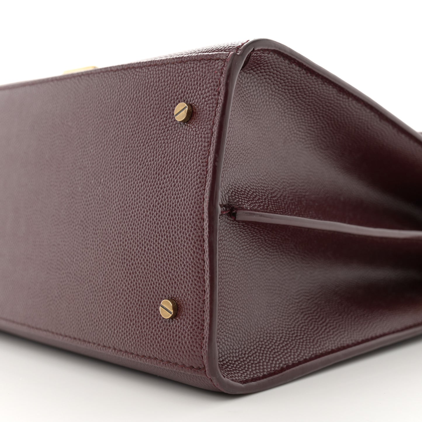 Grain de Poudre Medium Classic Monogram Cassandra Top Handle Rouge Legion