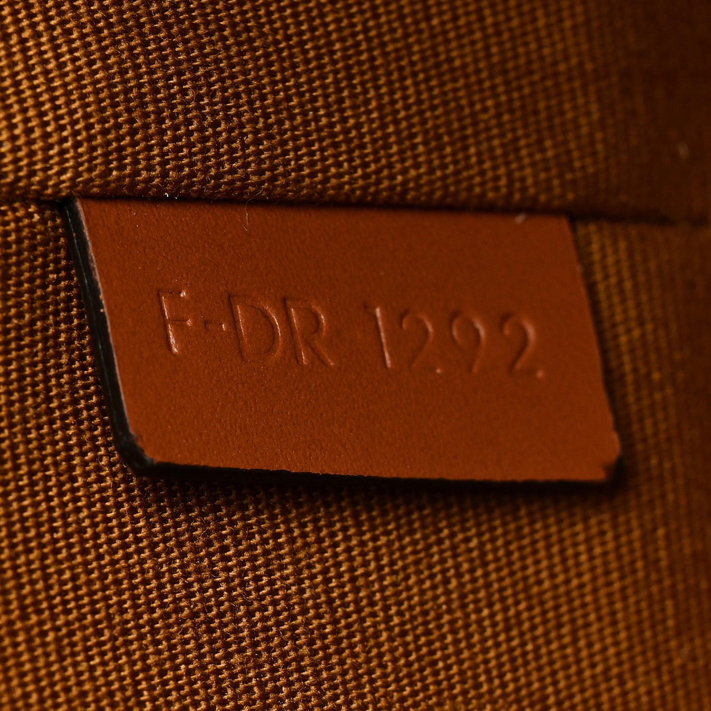 Triomphe Canvas Calfskin Small Cuir Triomphe Box Tan