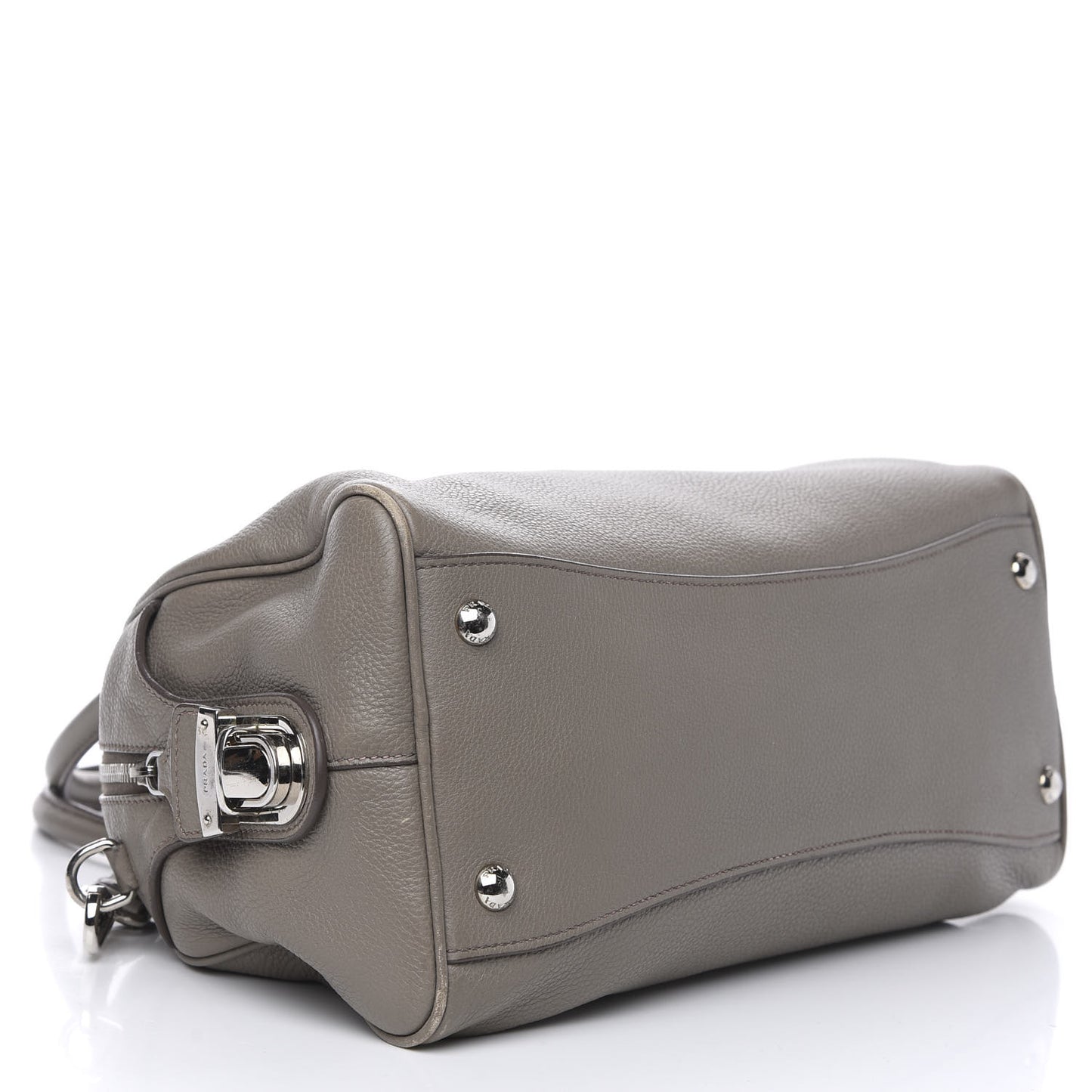 Vitello Daino Dome Satchel Argilla
