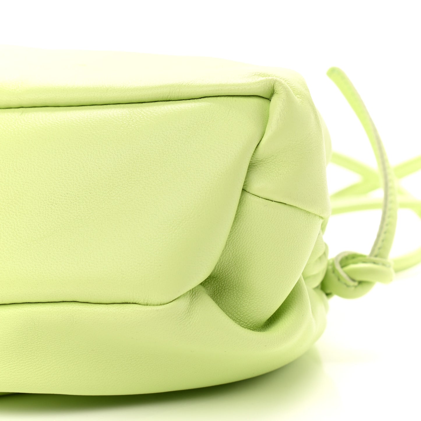 Lambskin Mini Cloud Clutch Mint