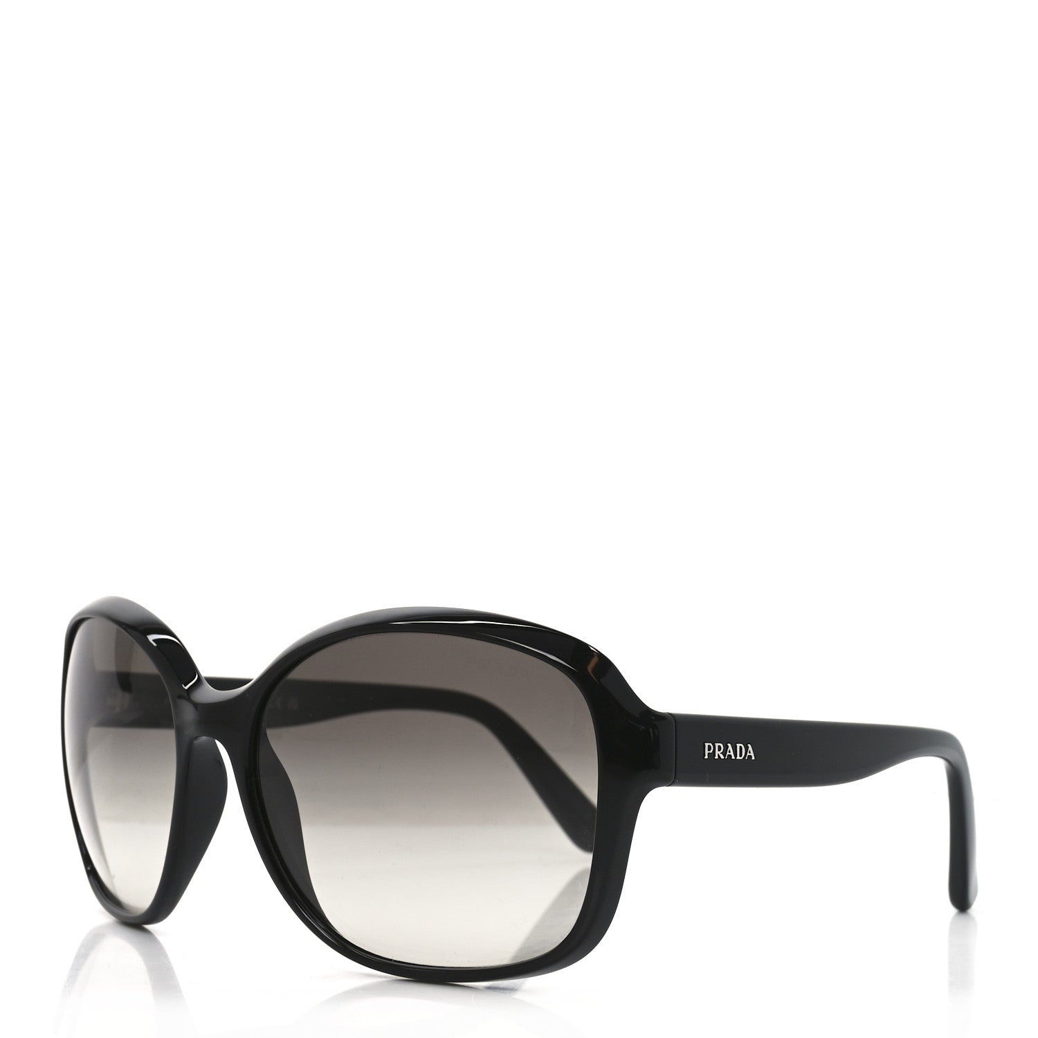 Prada Square Sunglasses SPR 18Q Black 1804673 – FASHIONPHILE