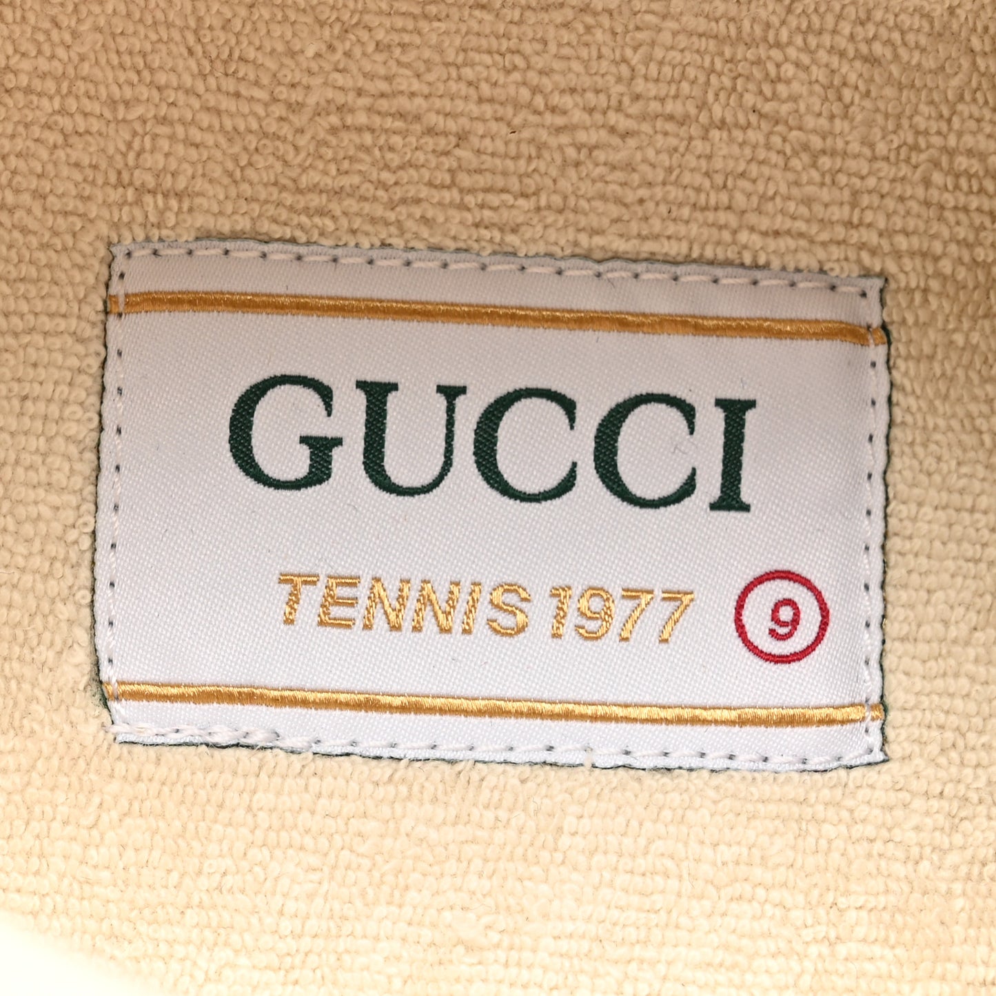 GG Monogram Mens 1977 Tennis Platform 52mm Sneakers 9 Black Mystic White