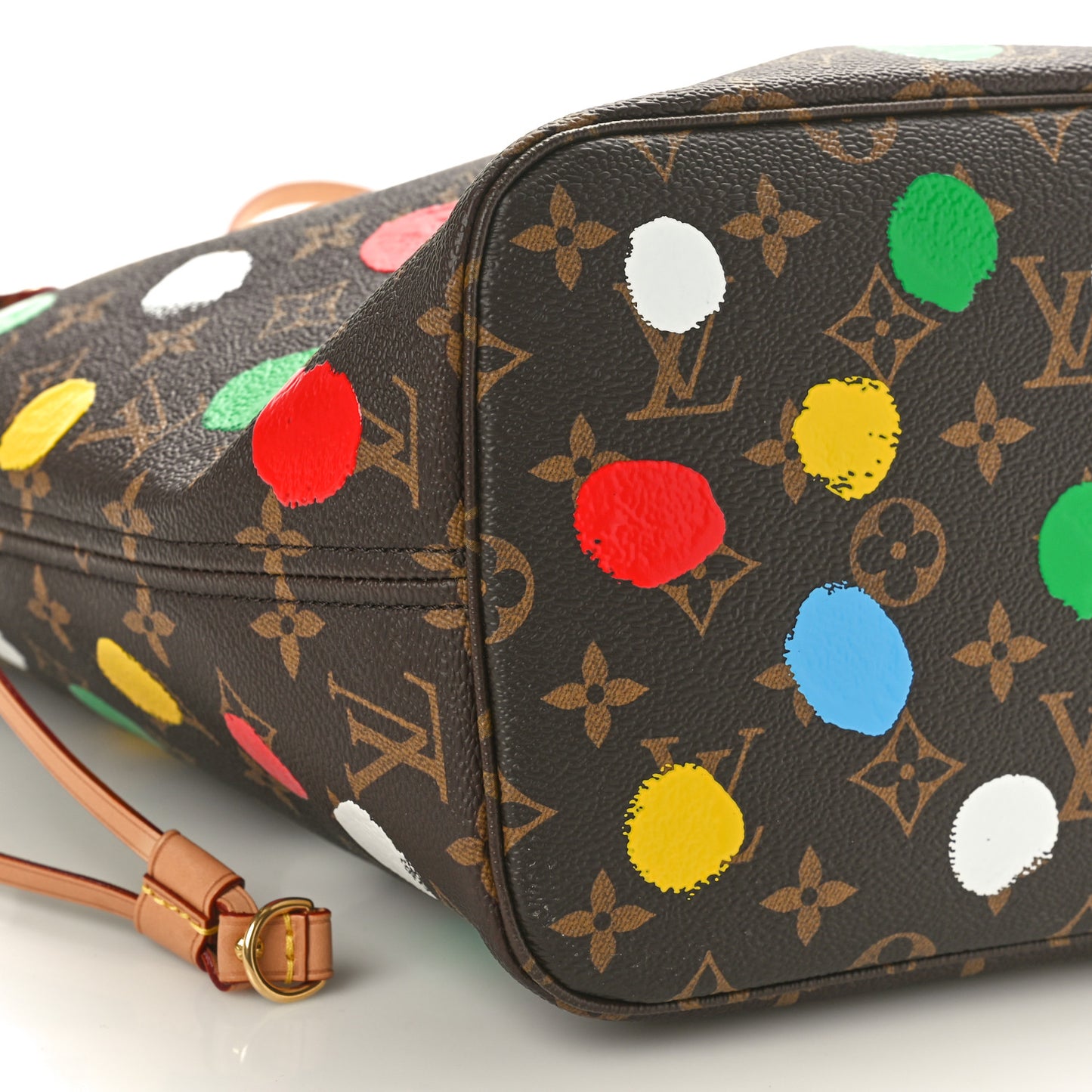 LV X YK Monogram Dots Neverfull MM