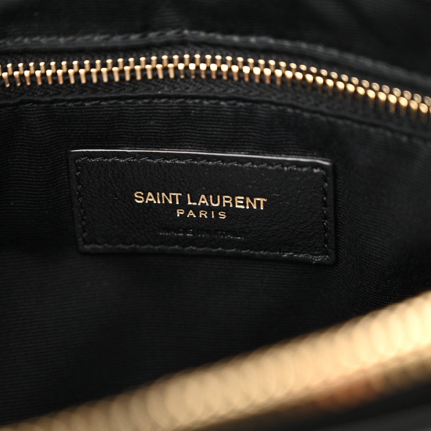 Saint Laurent Calfskin Y Quilted Monogram Medium Loulou Chain Satchel Black 6 of 11
