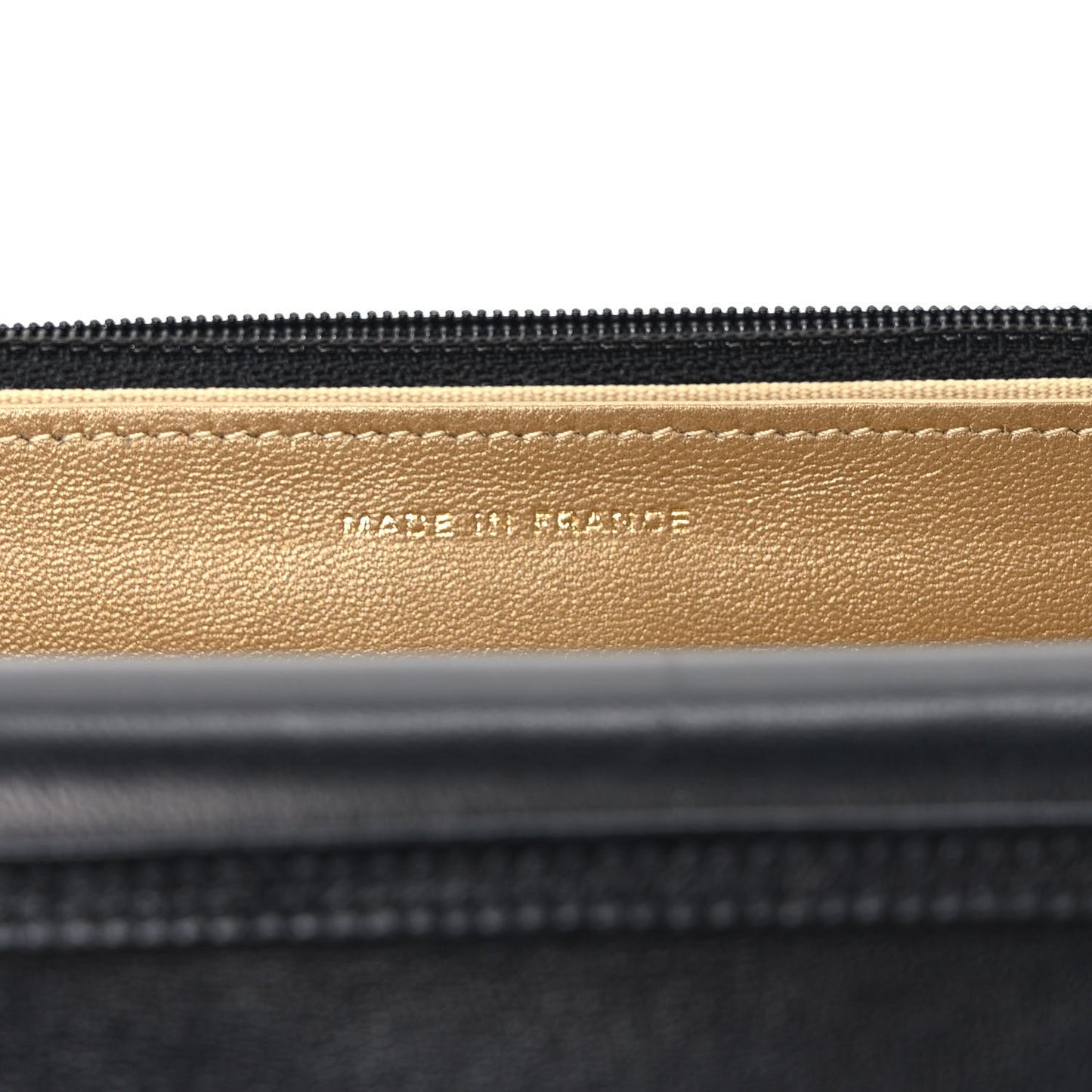 Lambskin Quilted Pearl Crush Wallet On Chain WOC Black