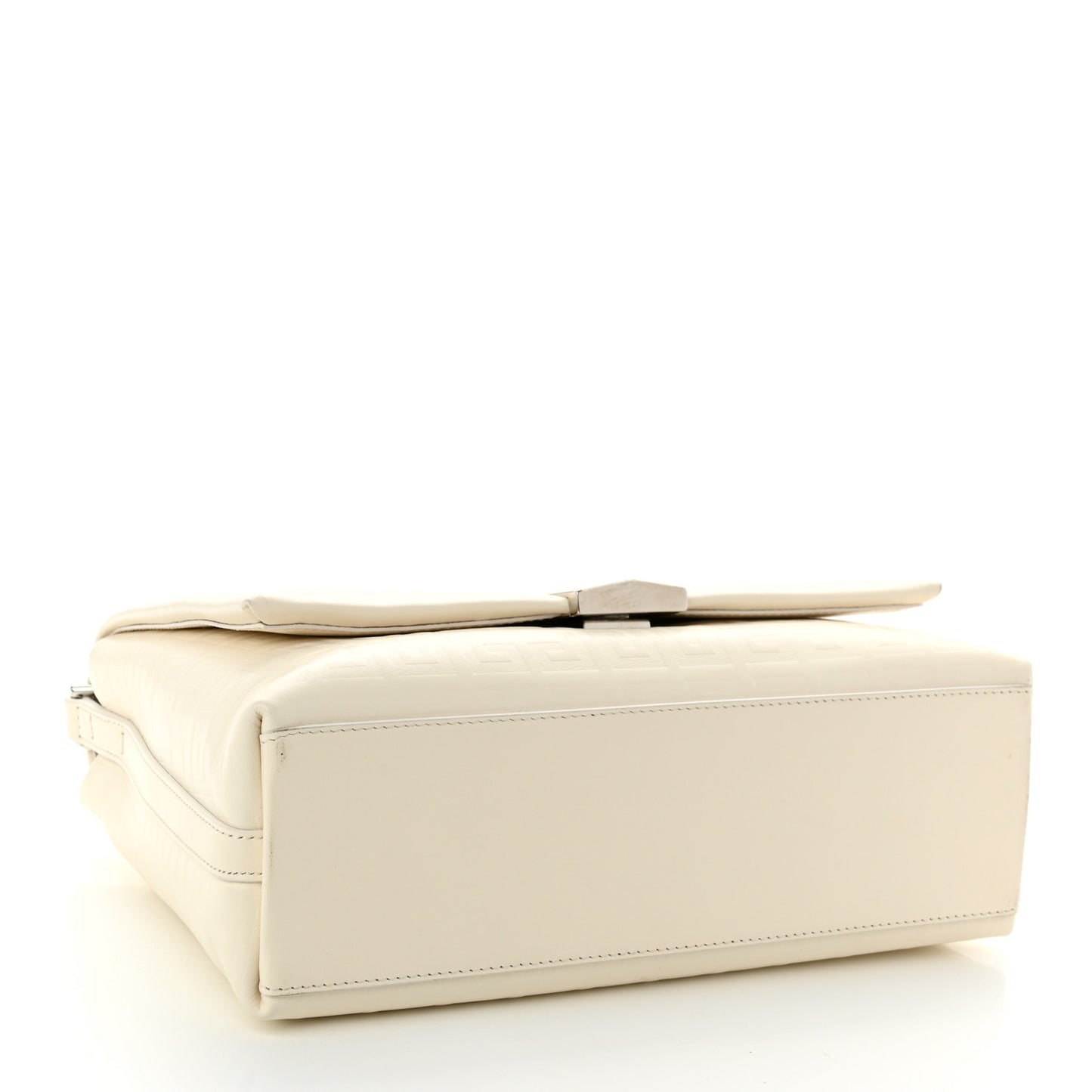 Soft Calfskin 4G Embossed Medium Shoulder Bag Ivory