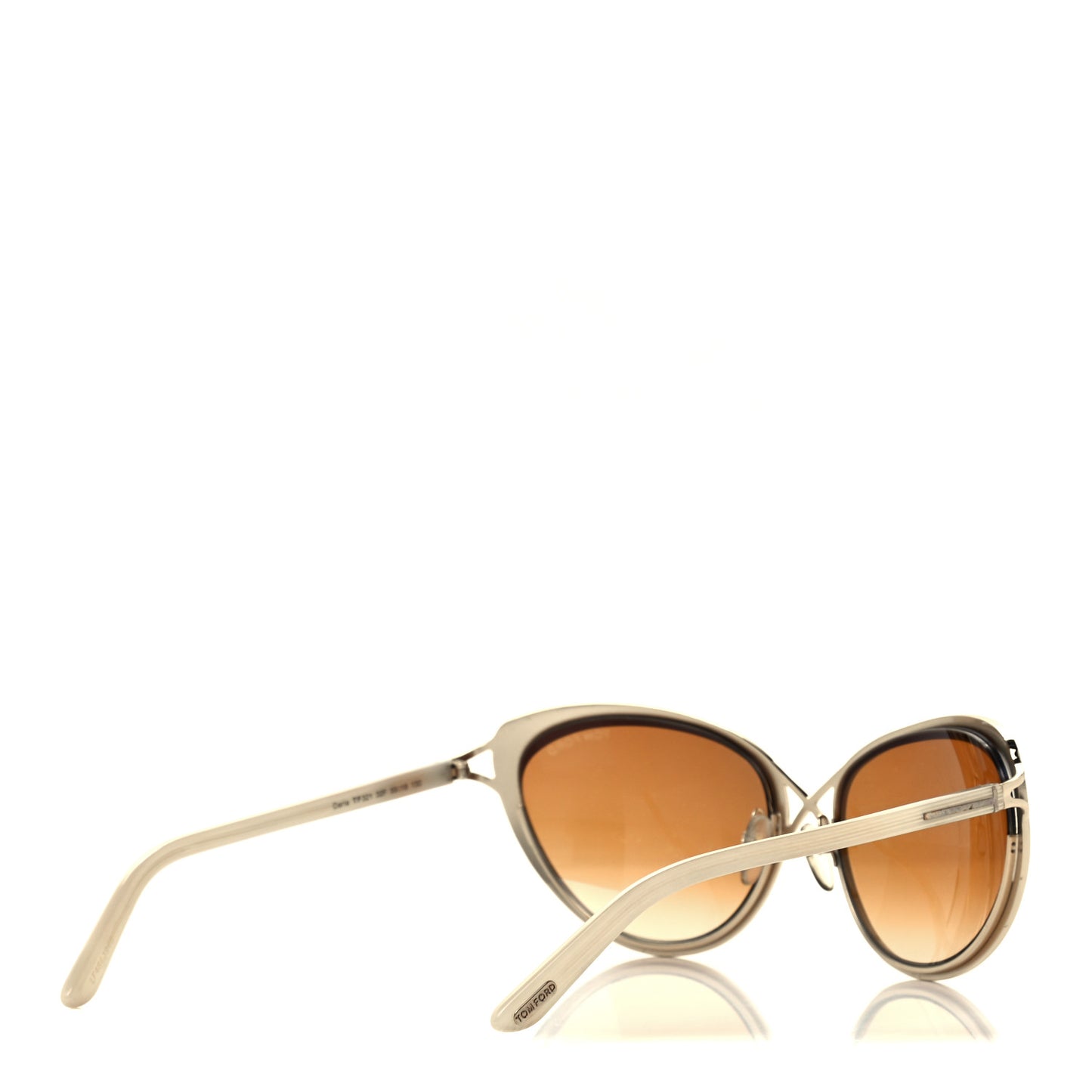 Acetate Daria Sunglasses TF 321 White