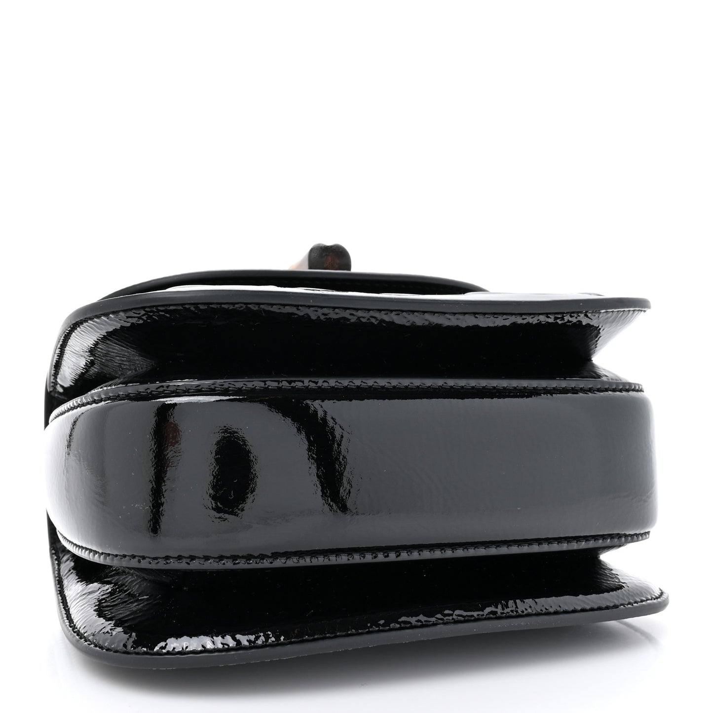 Patent Web MIni Bamboo 1947 Top Handle Bag Black