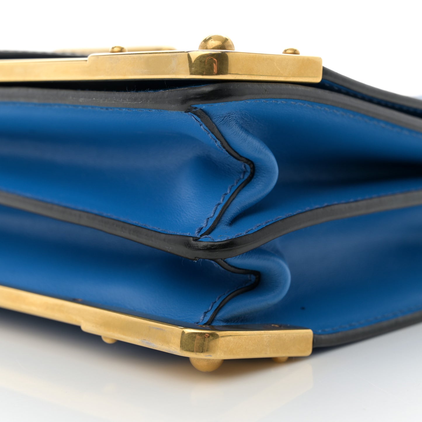 City Calf Saffiano Cahier Bag Marea Black