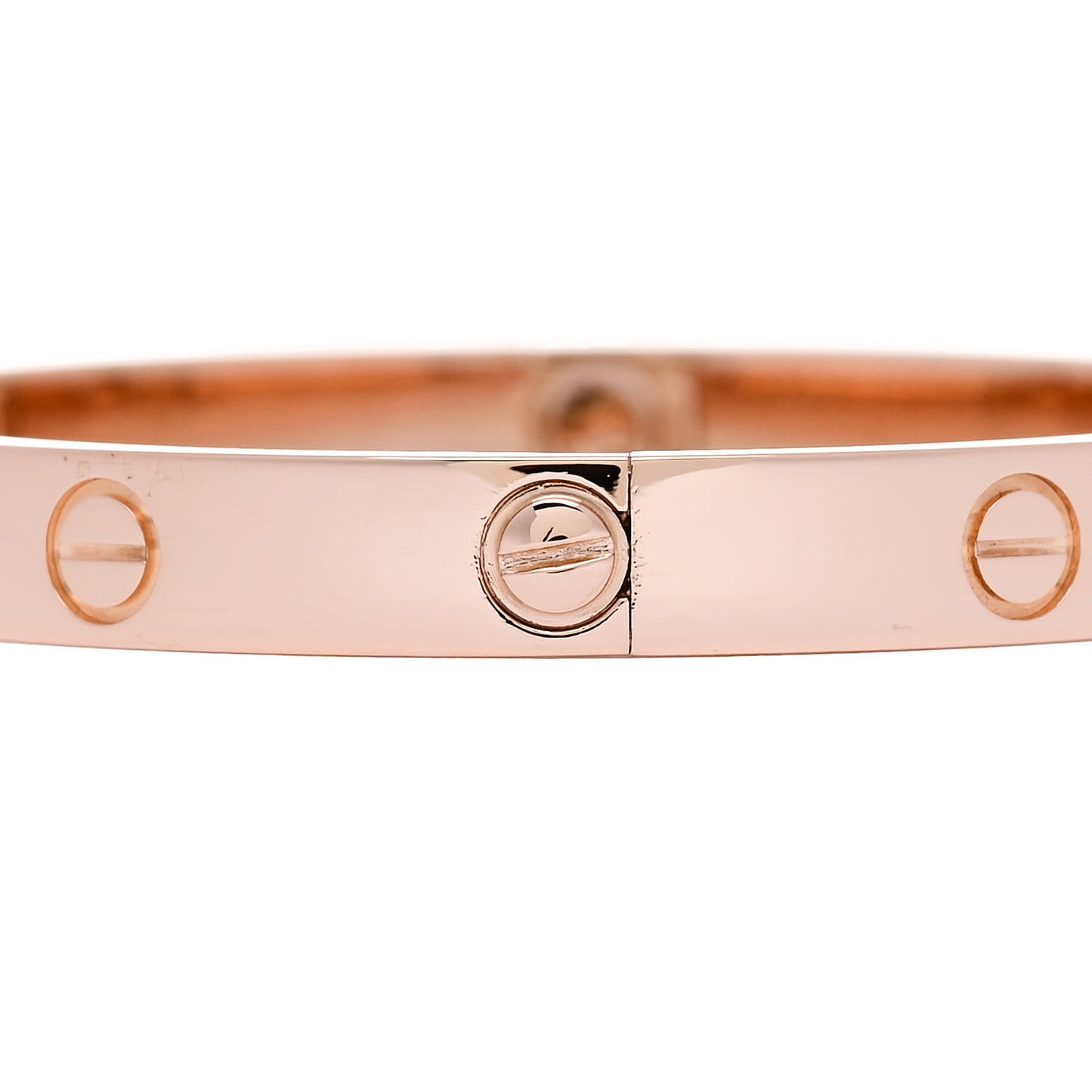18K Pink Gold LOVE Bracelet 17