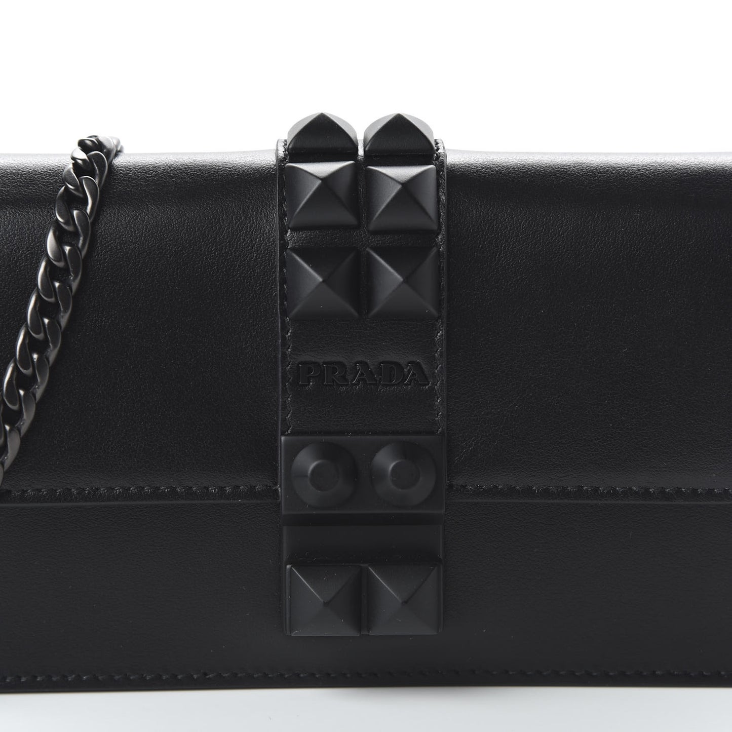 City Calfskin Studded Mini Elektra Crossbody Bag Black