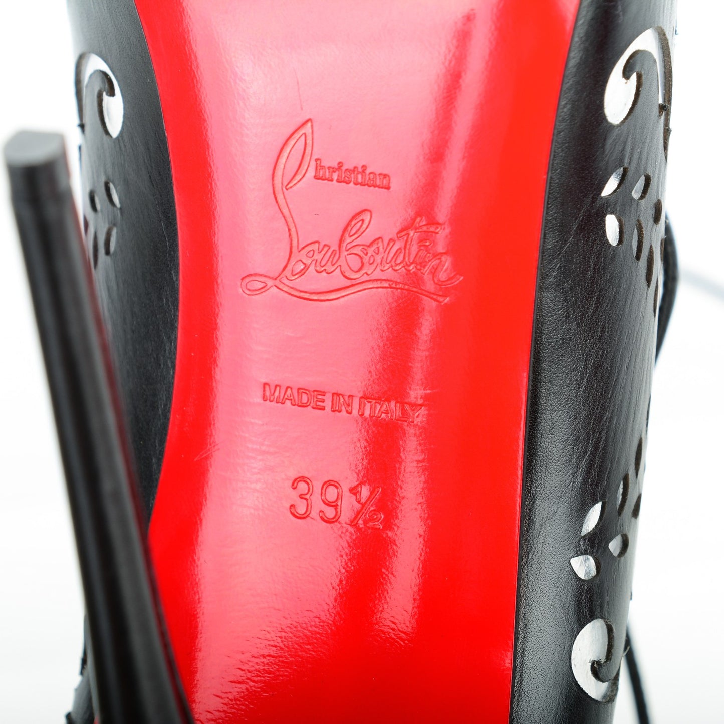 Calfskin Impera 100 Pumps 39.5 Black