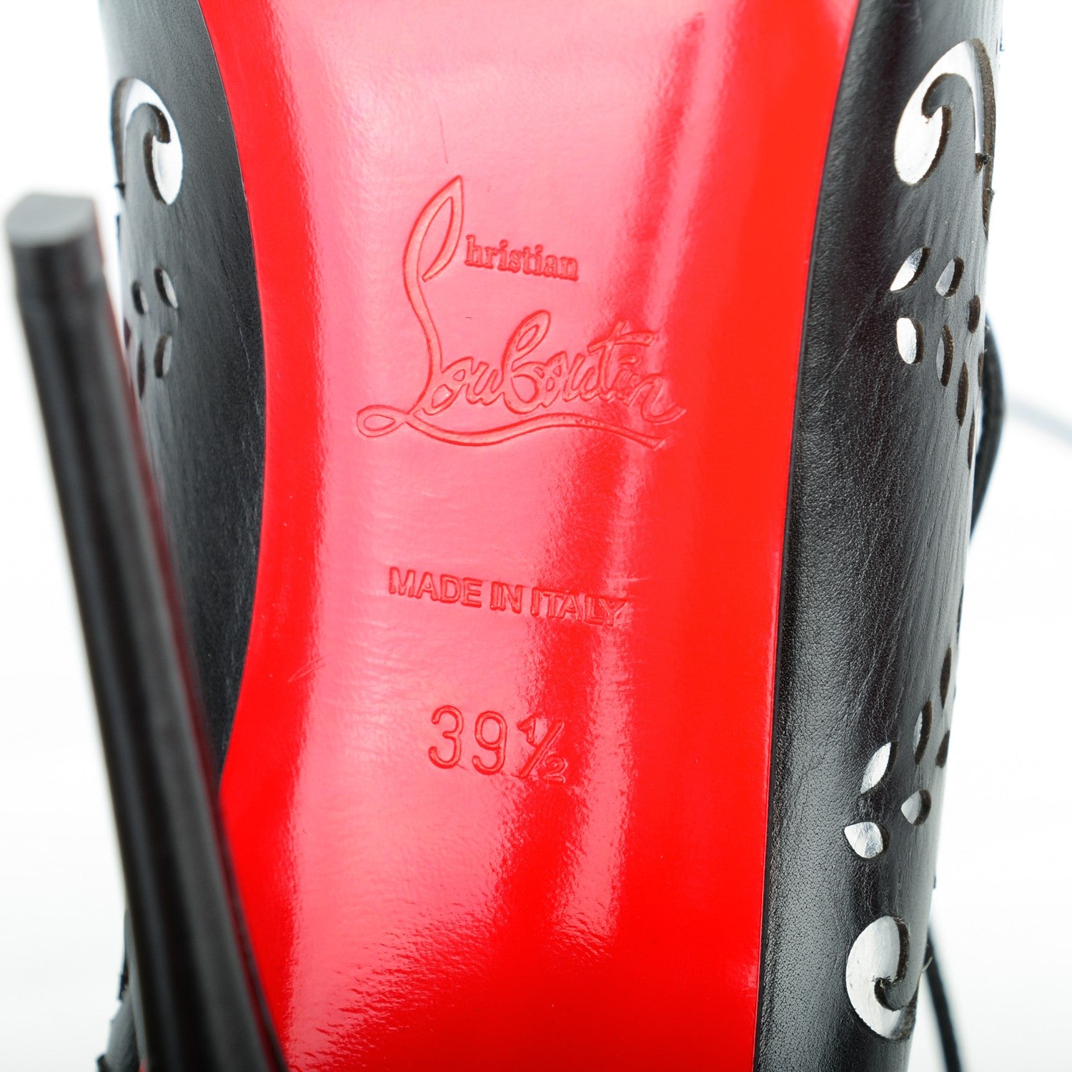 Christian Louboutin Calfskin Impera 100 Pumps 39.5 Black 6 of 6