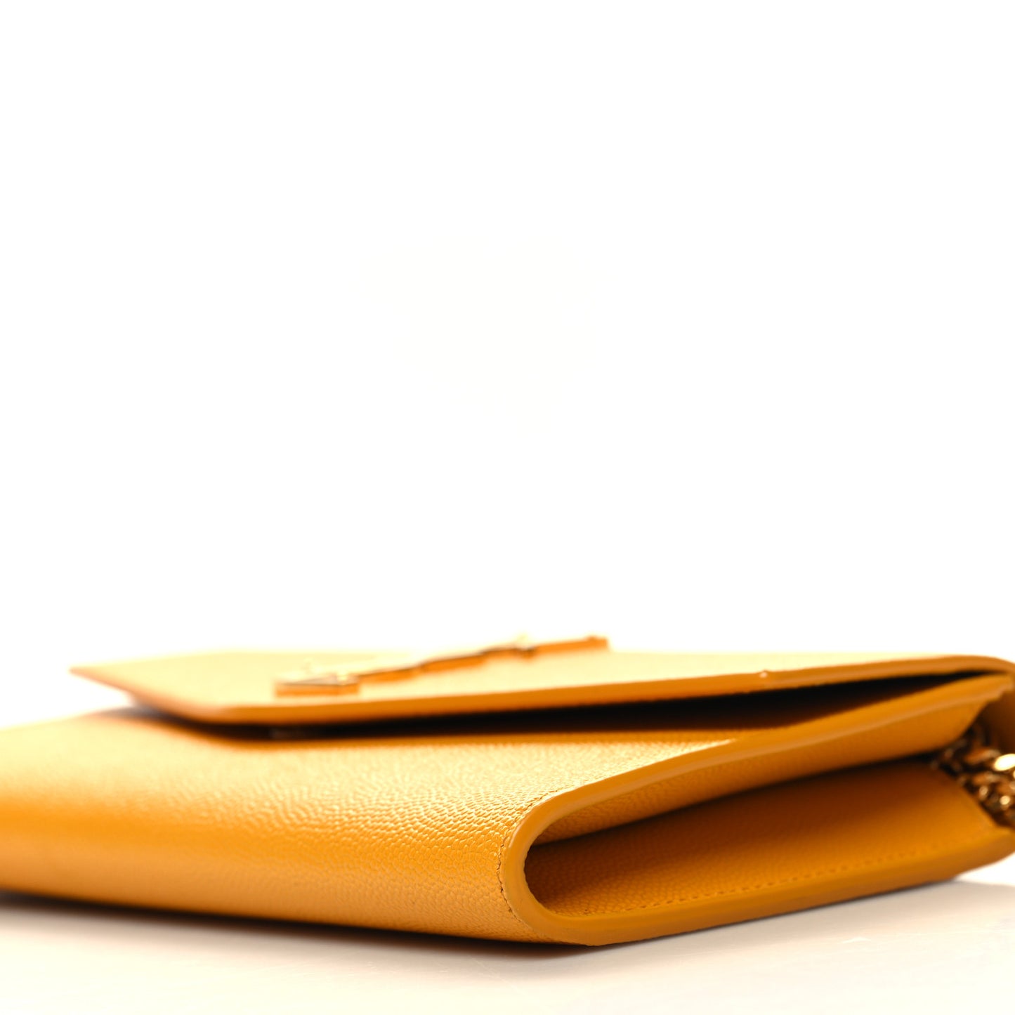 Grain De Poudre Monogram Uptown Chain Wallet Chartreuse