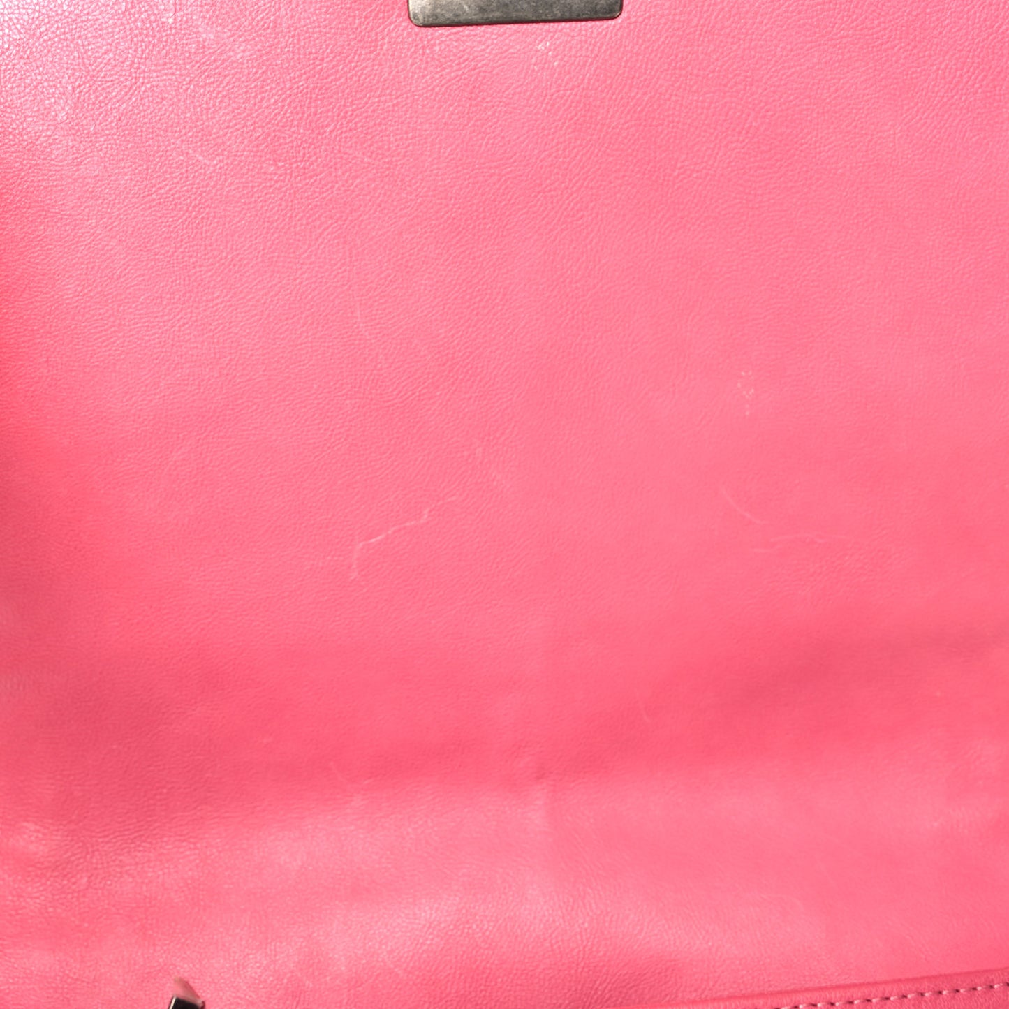 Calfskin Quilted Large Boy Flap Pink