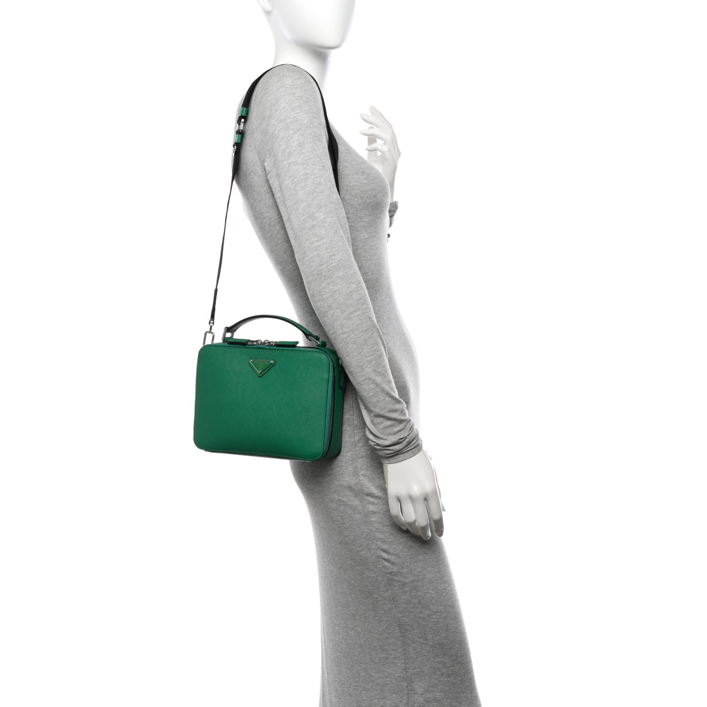 Saffiano Travel Medium Brique Crossbody Bag Mango