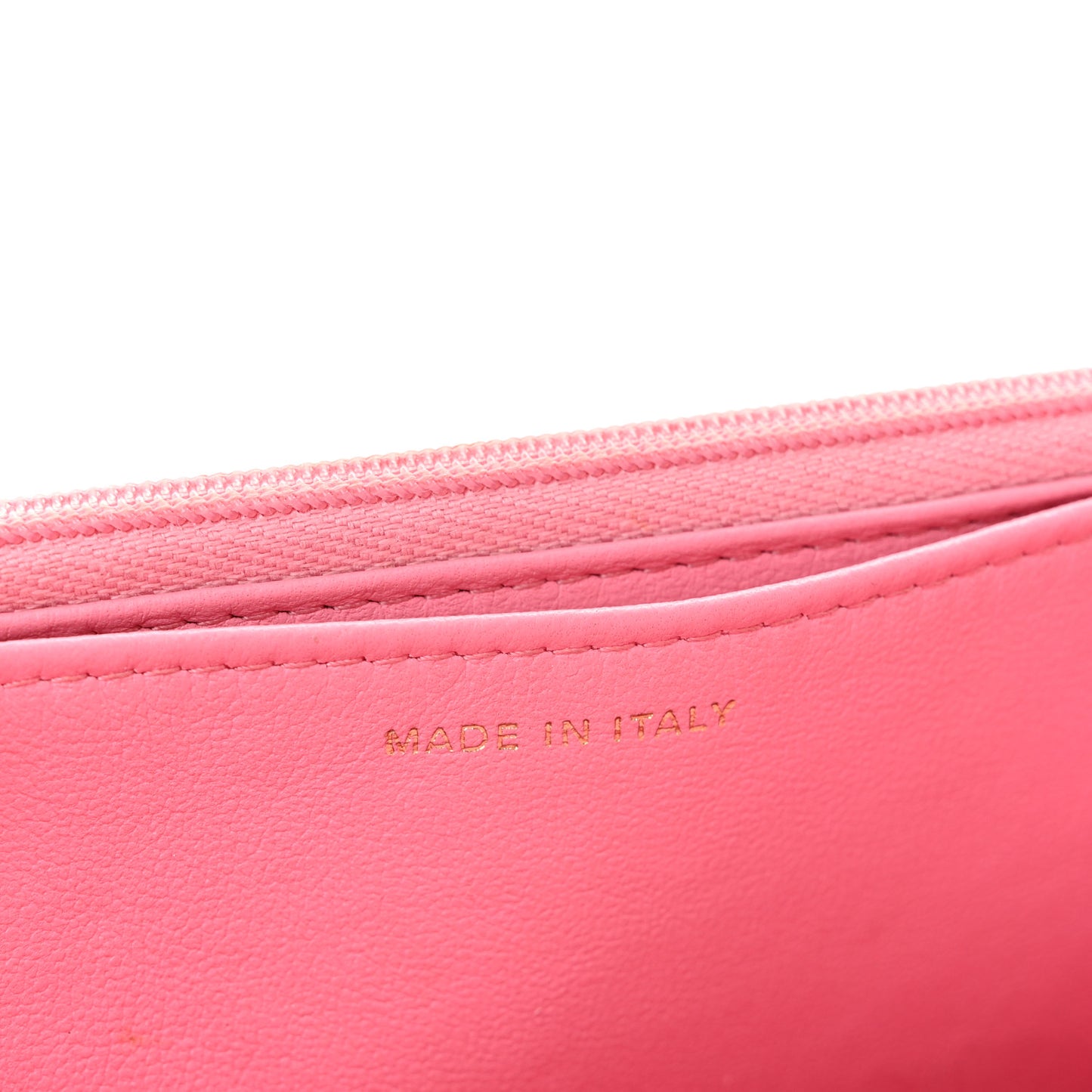 Lambskin Quilted Multicolor Top Handle Wallet On Chain WOC Light Pink