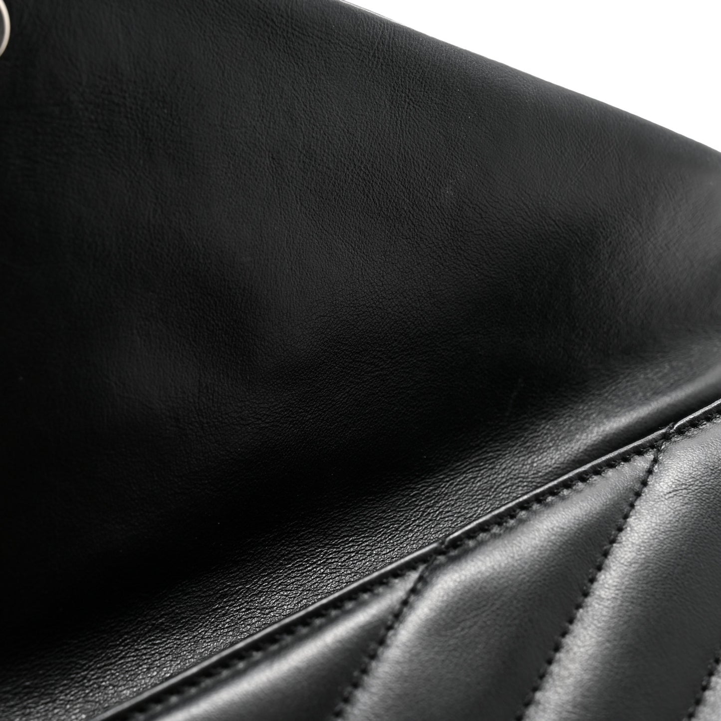 Calfskin Y Quilted Monogram Loulou Document Holder Black