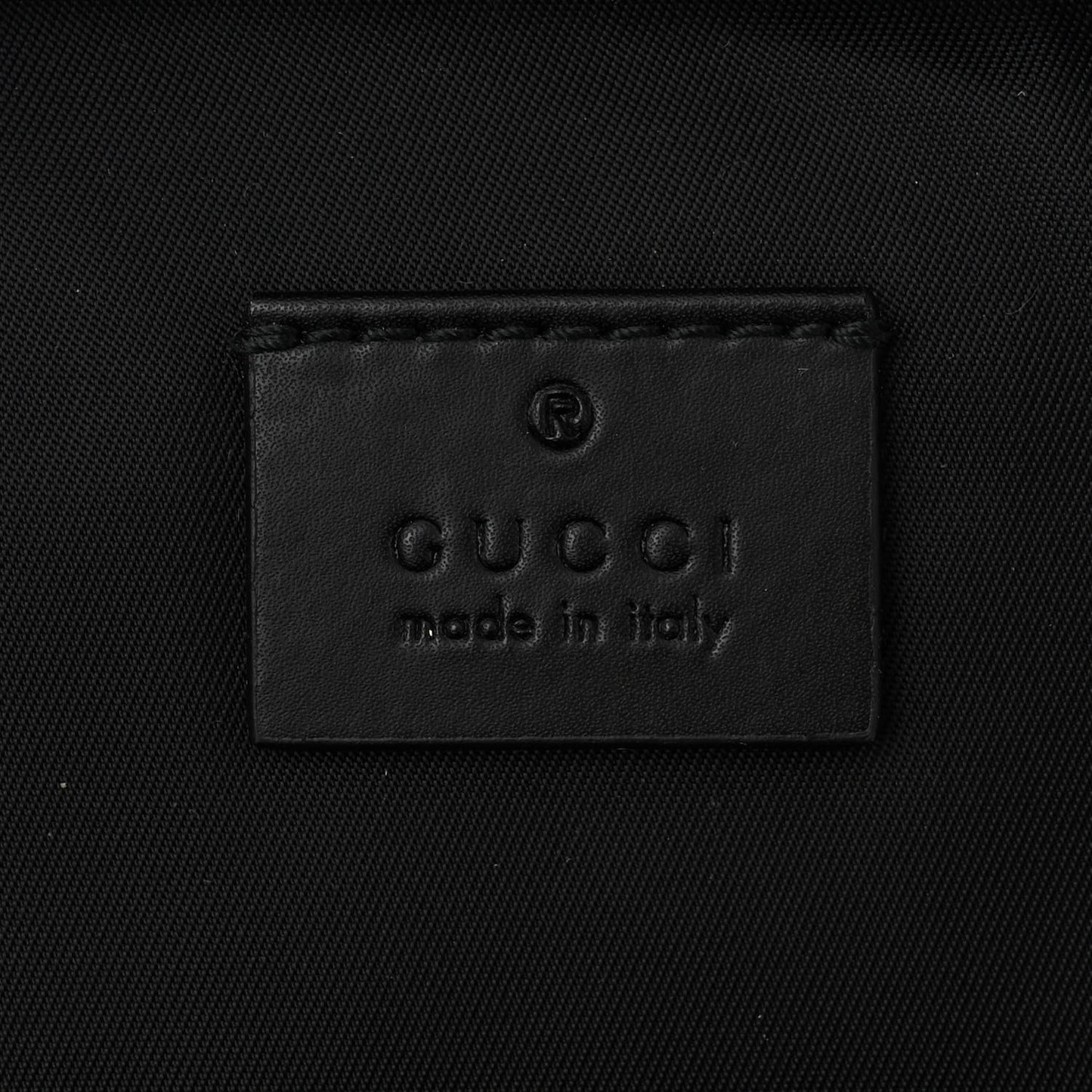 GG Supreme Monogram Web Belt Bag Black