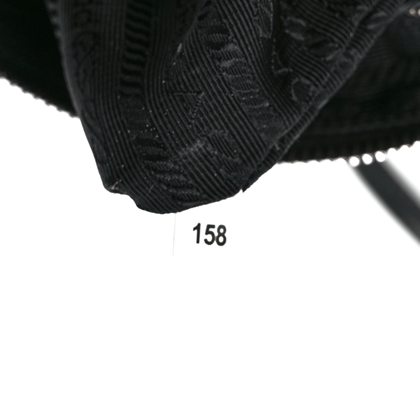 Nylon Tessuto Impuntu Quilted Crossbody Bag Black