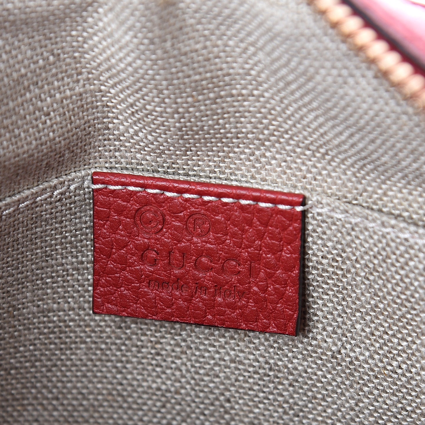Monogram Mini Bree Messenger Bag Red