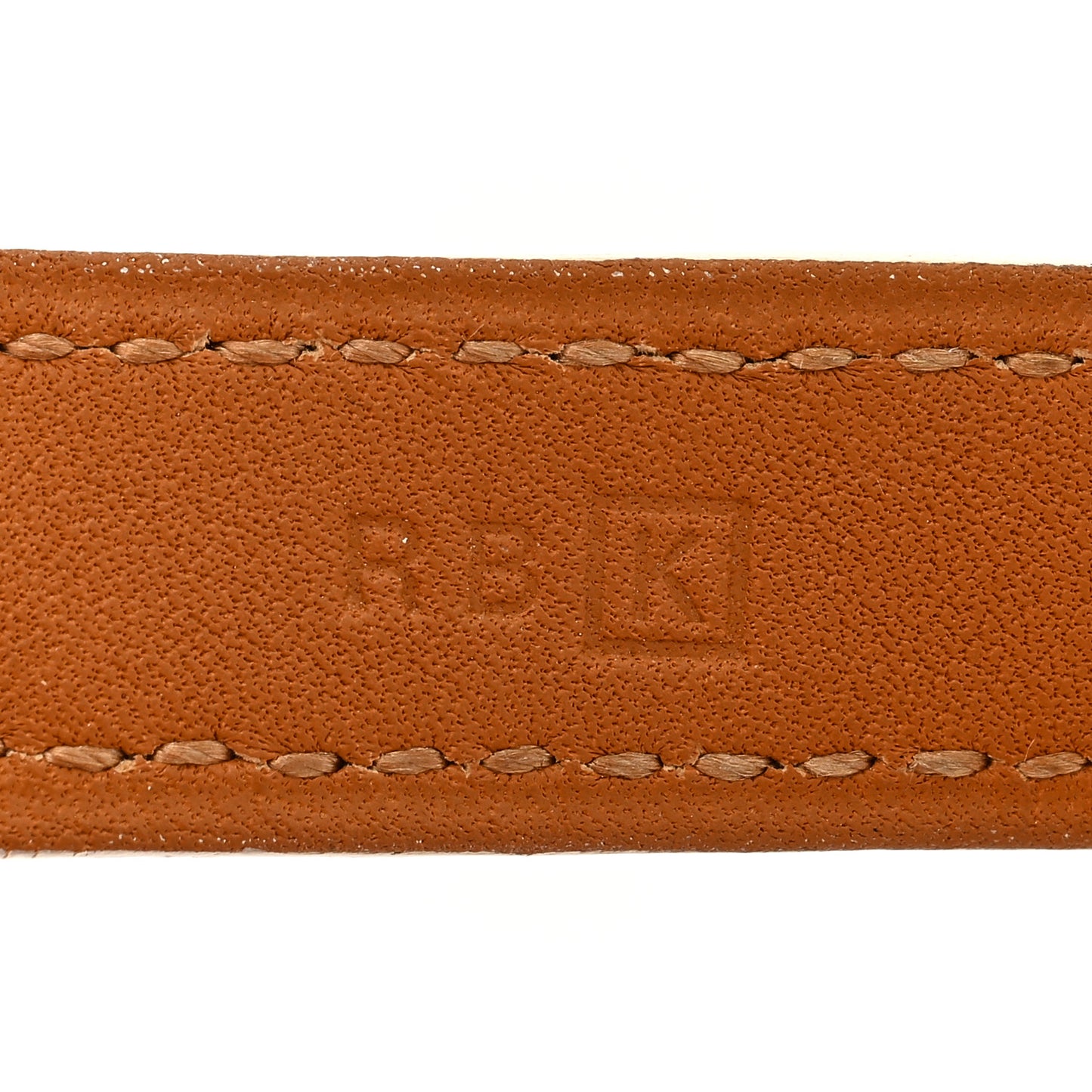 Epsom Kelly Double Tour Bracelet White