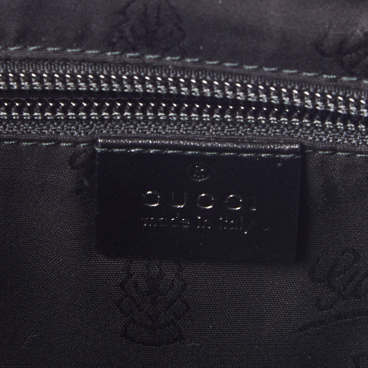 Gucci Imprime Monogram Medium Flat Messenger Bag Black 8 of 8