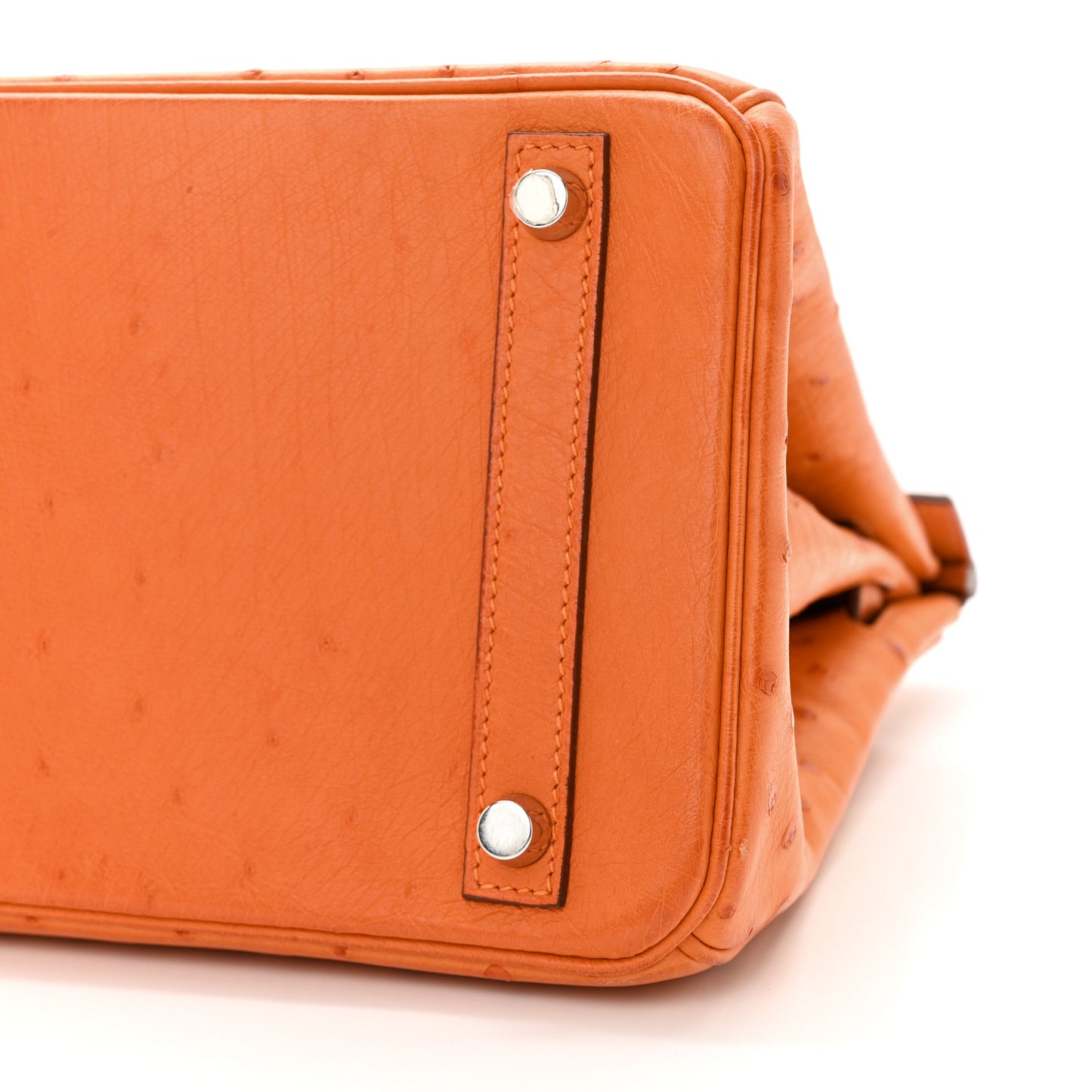 Ostrich Birkin 30 Orange
