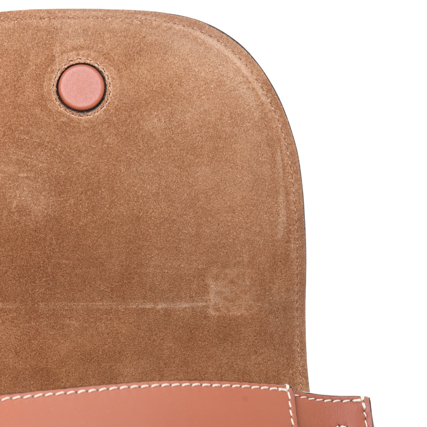 Calfskin Mini Gate Belt Bag Tan