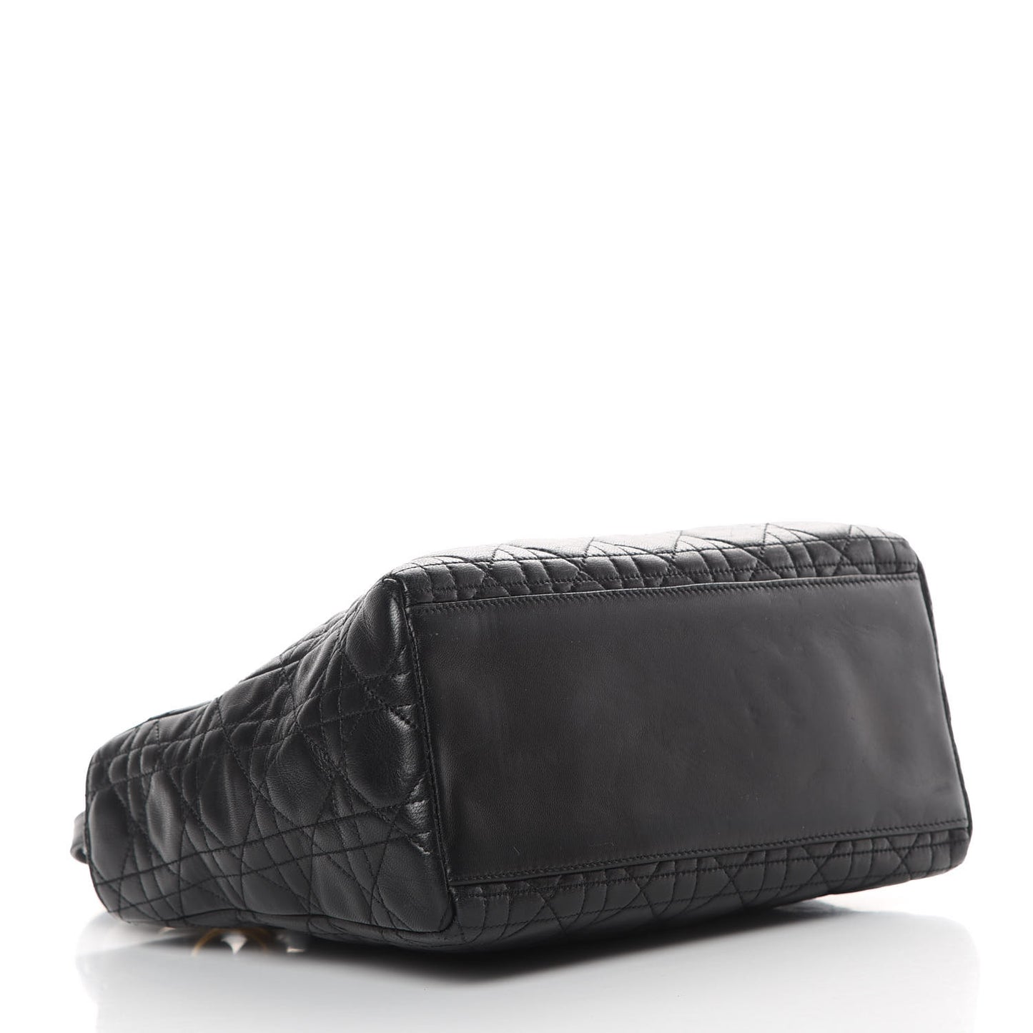 Lambskin Cannage Medium Lady Dior Black