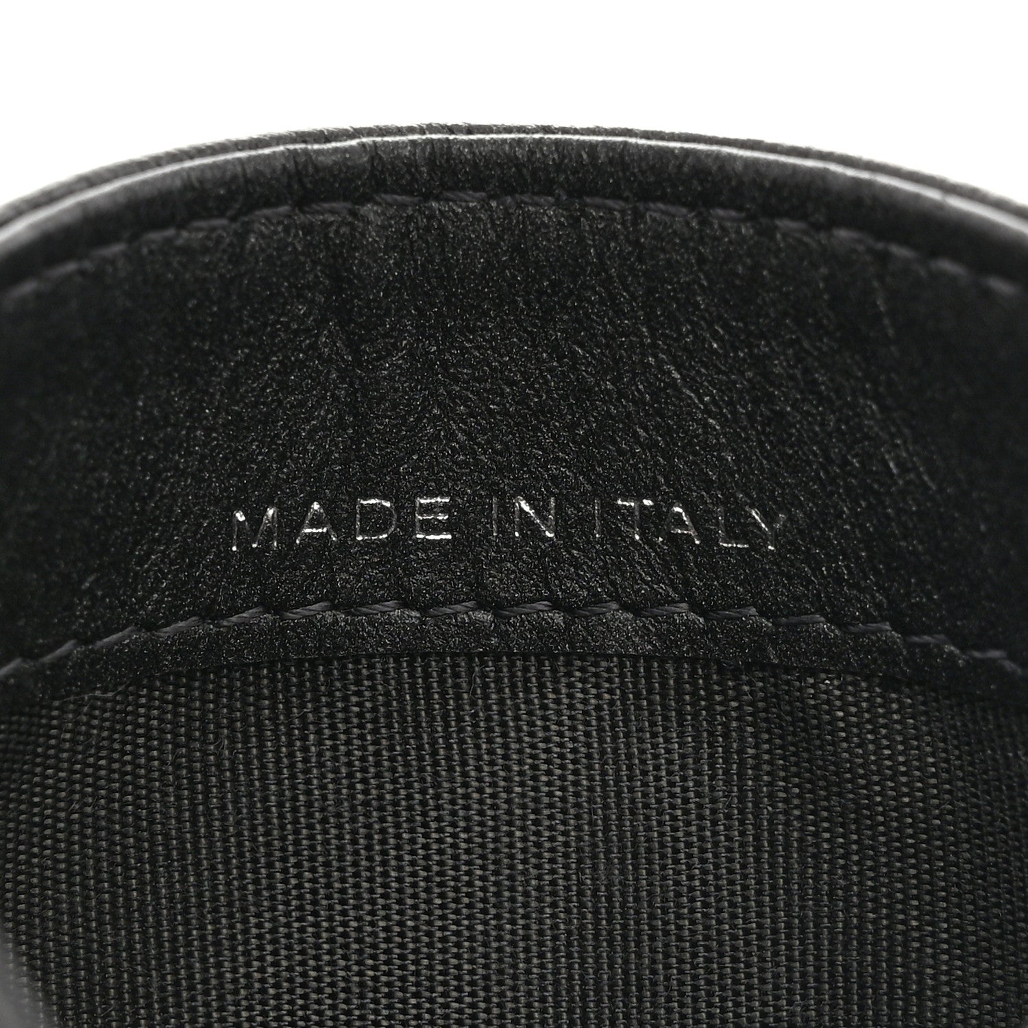 Chanel Goatskin Camellia Embossed Card Holder Grey 7 of 8