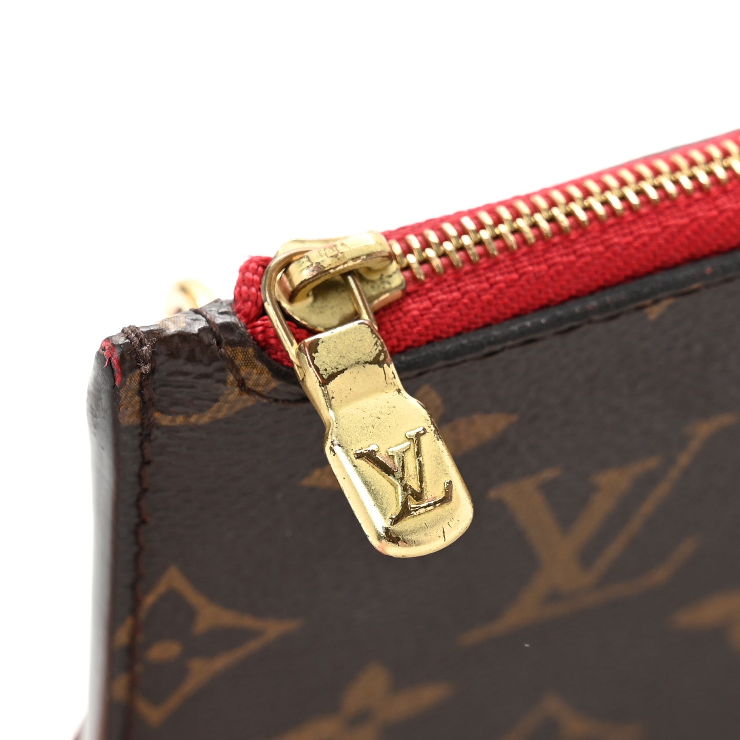 Monogram Neverfull MM GM Pochette Cherry