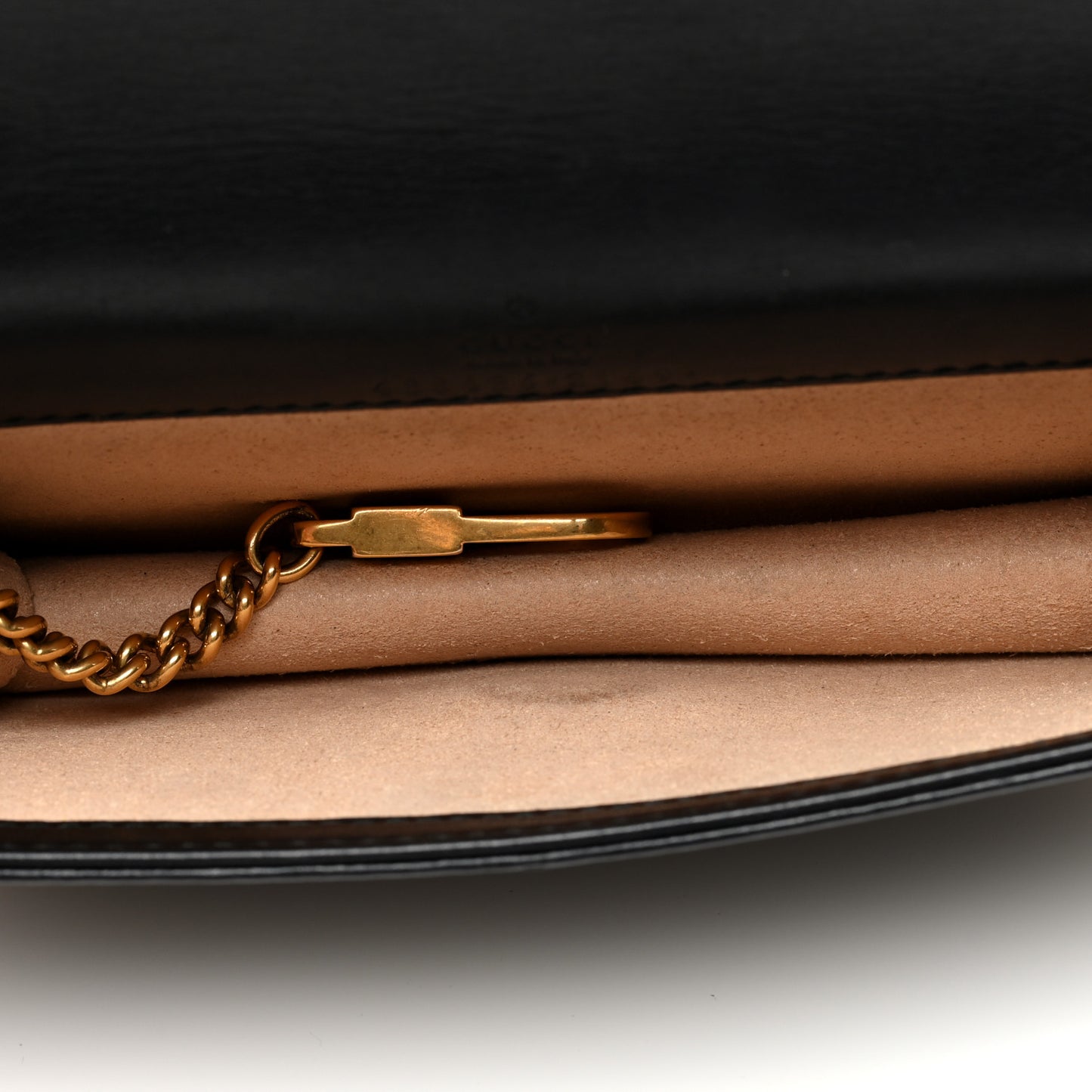 Calfskin Matelasse Mini Animal Studs GG Marmont Bag Black