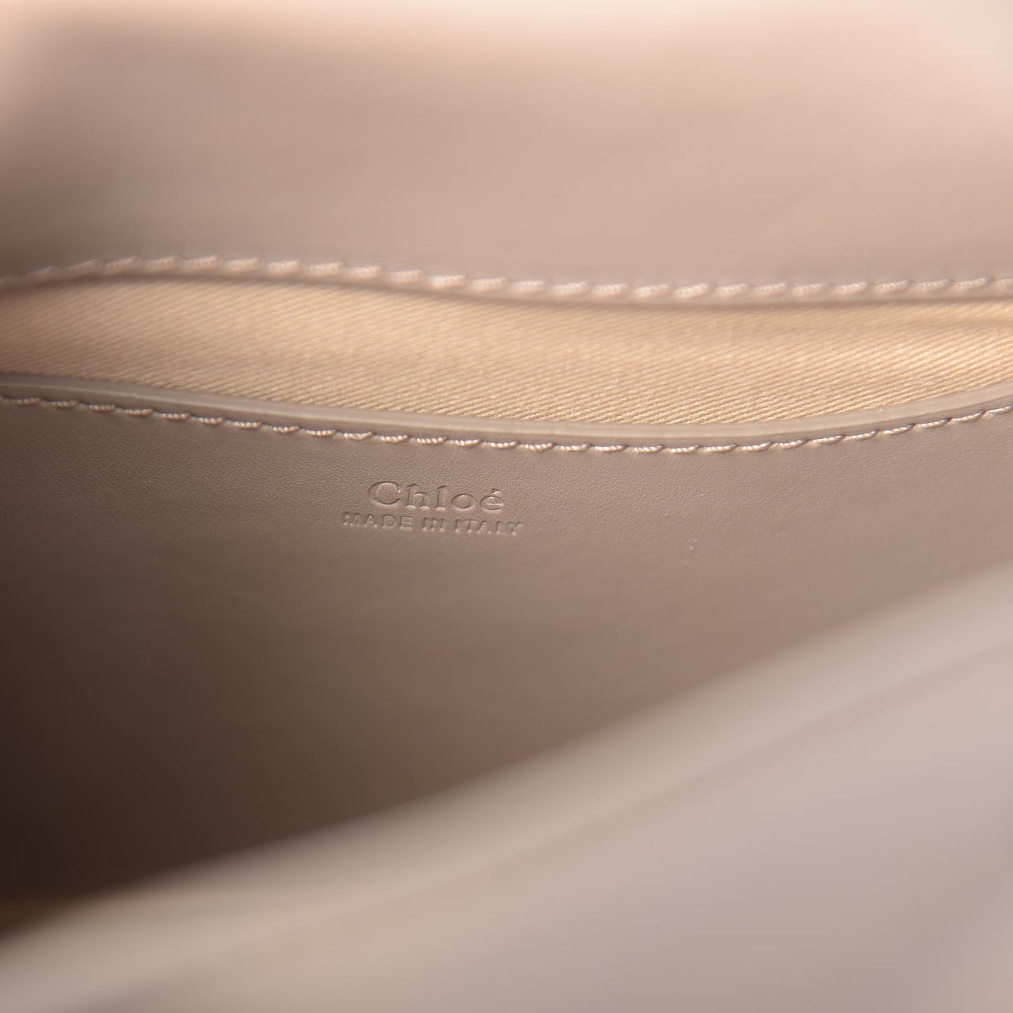 Shiny Calfskin Mini Annie Shoulder Bag Motty Grey