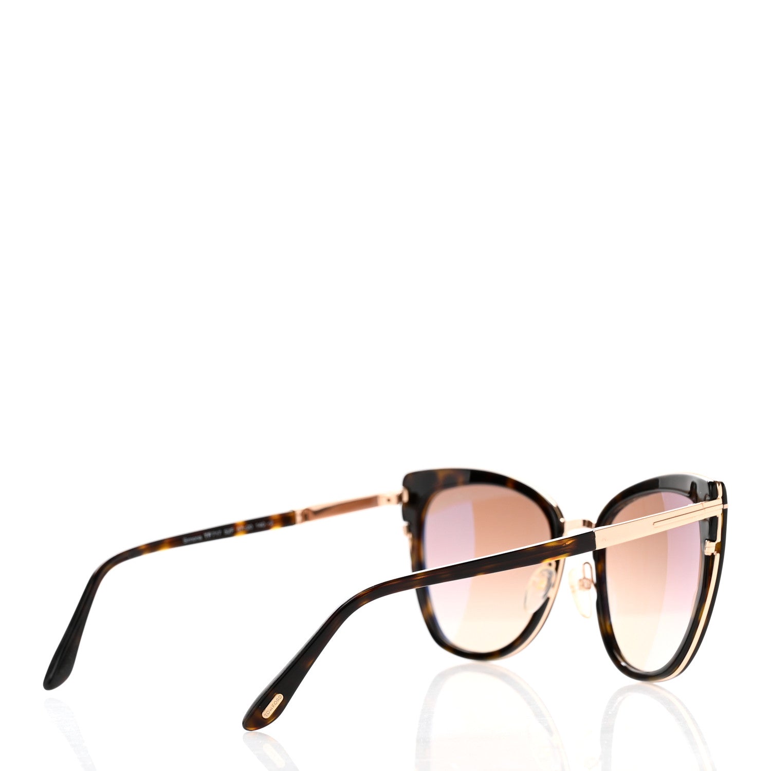 Tom Ford Acetate Simona TF717 Sunglasses Tortoise 4 of 7