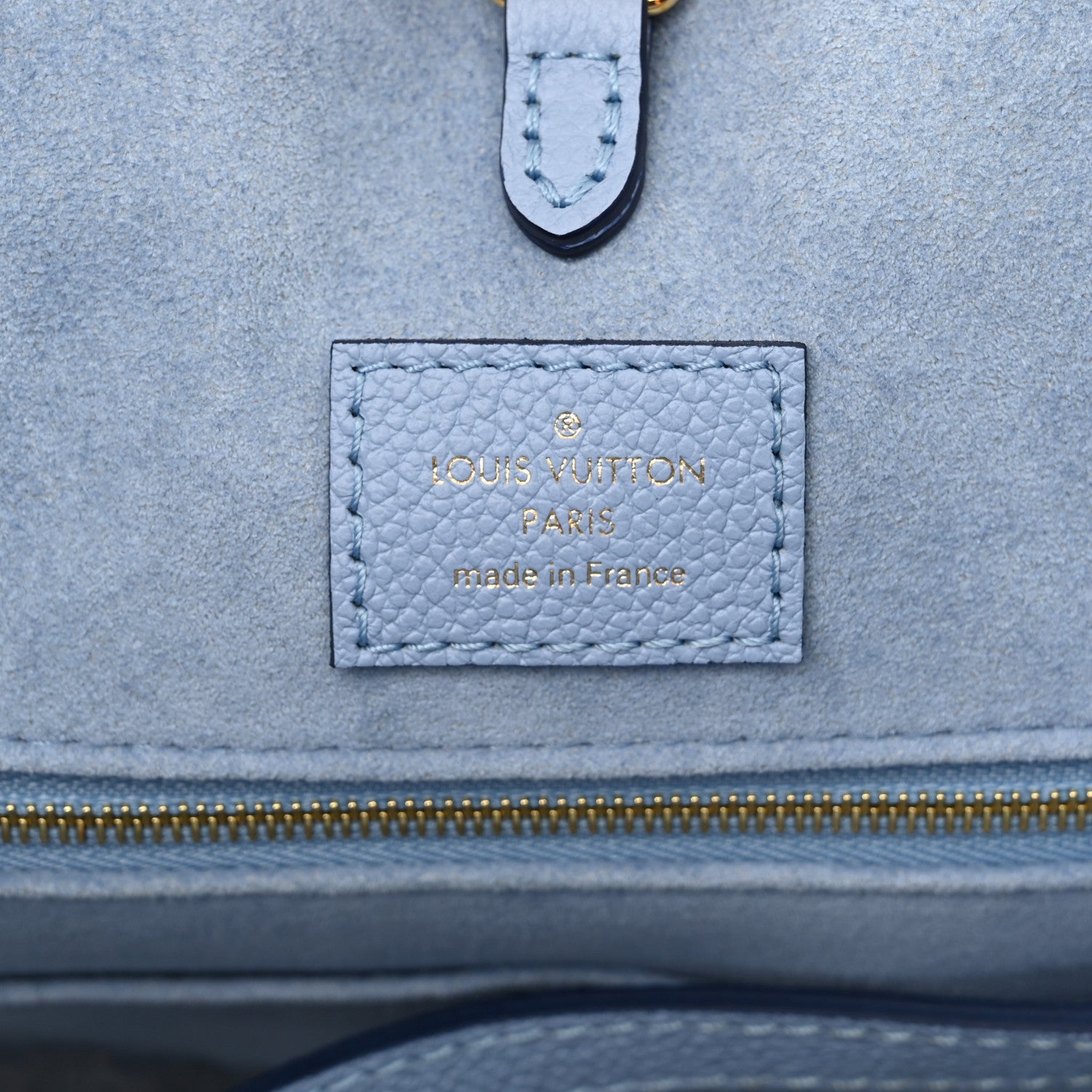 Louis Vuitton Empreinte Monogram Giant By The Pool Onthego MM Summer Blue 6 of 11