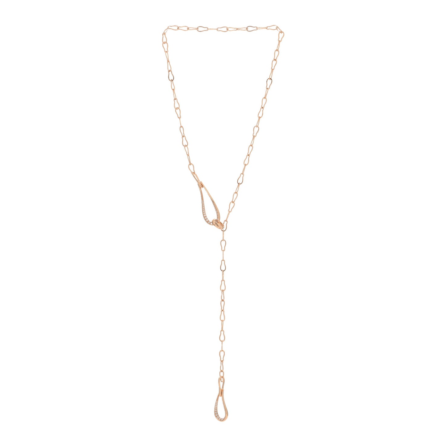 18K Rose Gold Diamond Fantina Necklace