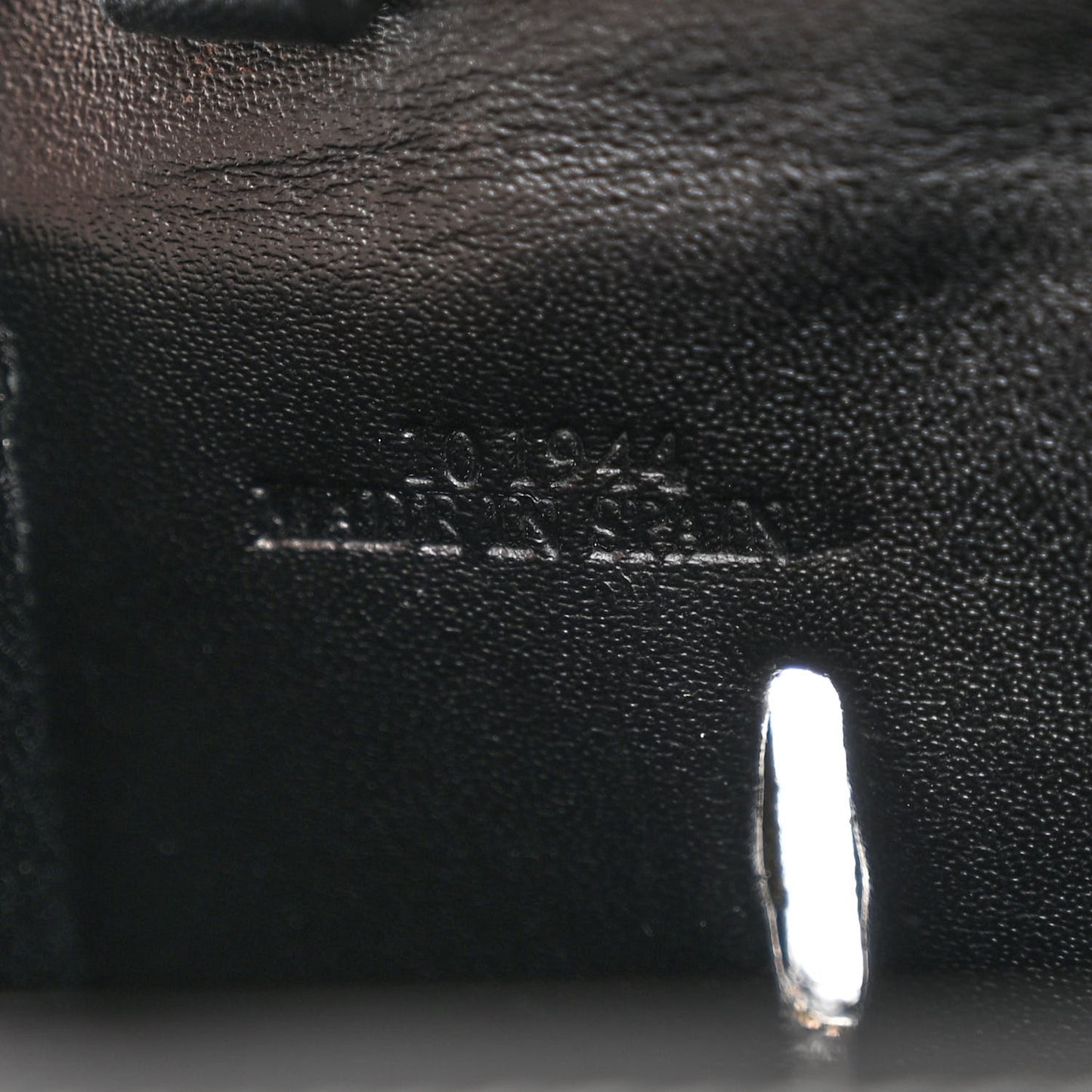 Soft Calfskin Heel Bag Black Soft White