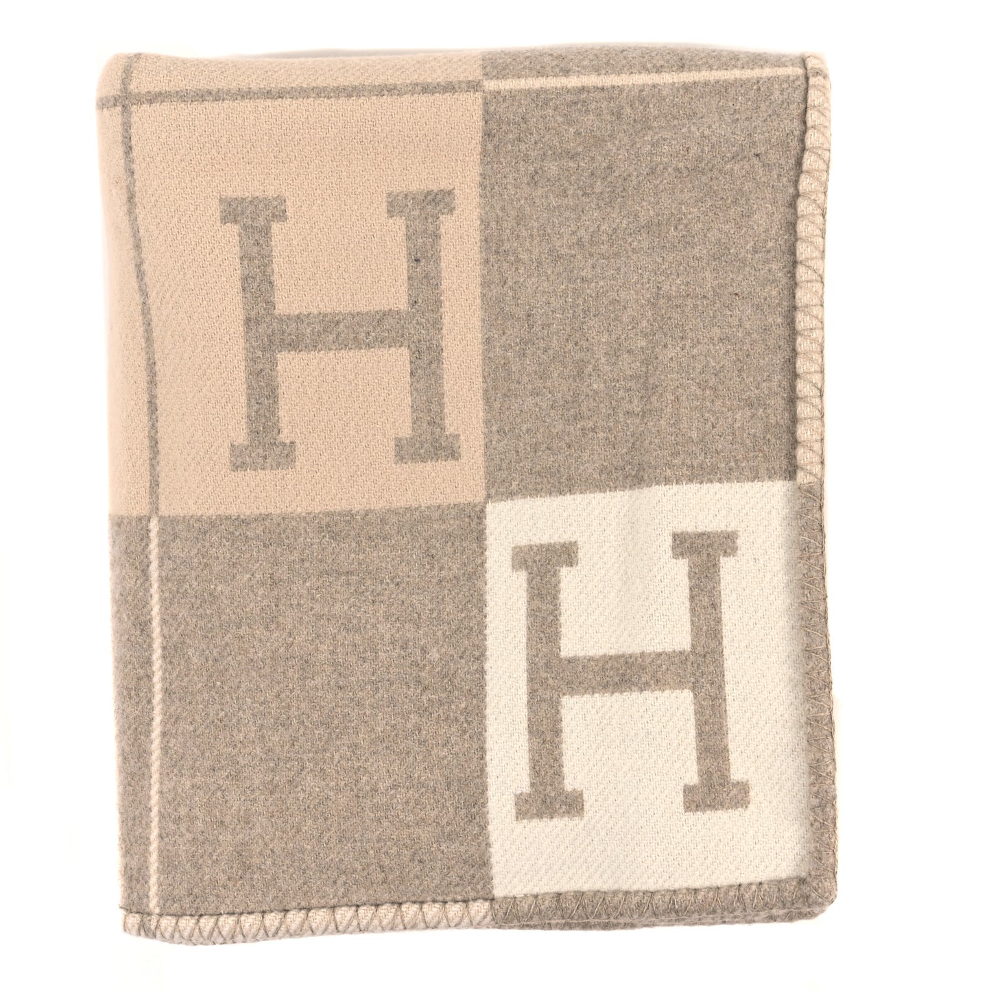 Wool Cashmere Avalon III Blanket Coco Camomille