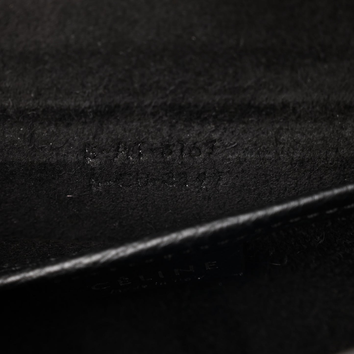 Drummed Calfskin Nano Luggage Black