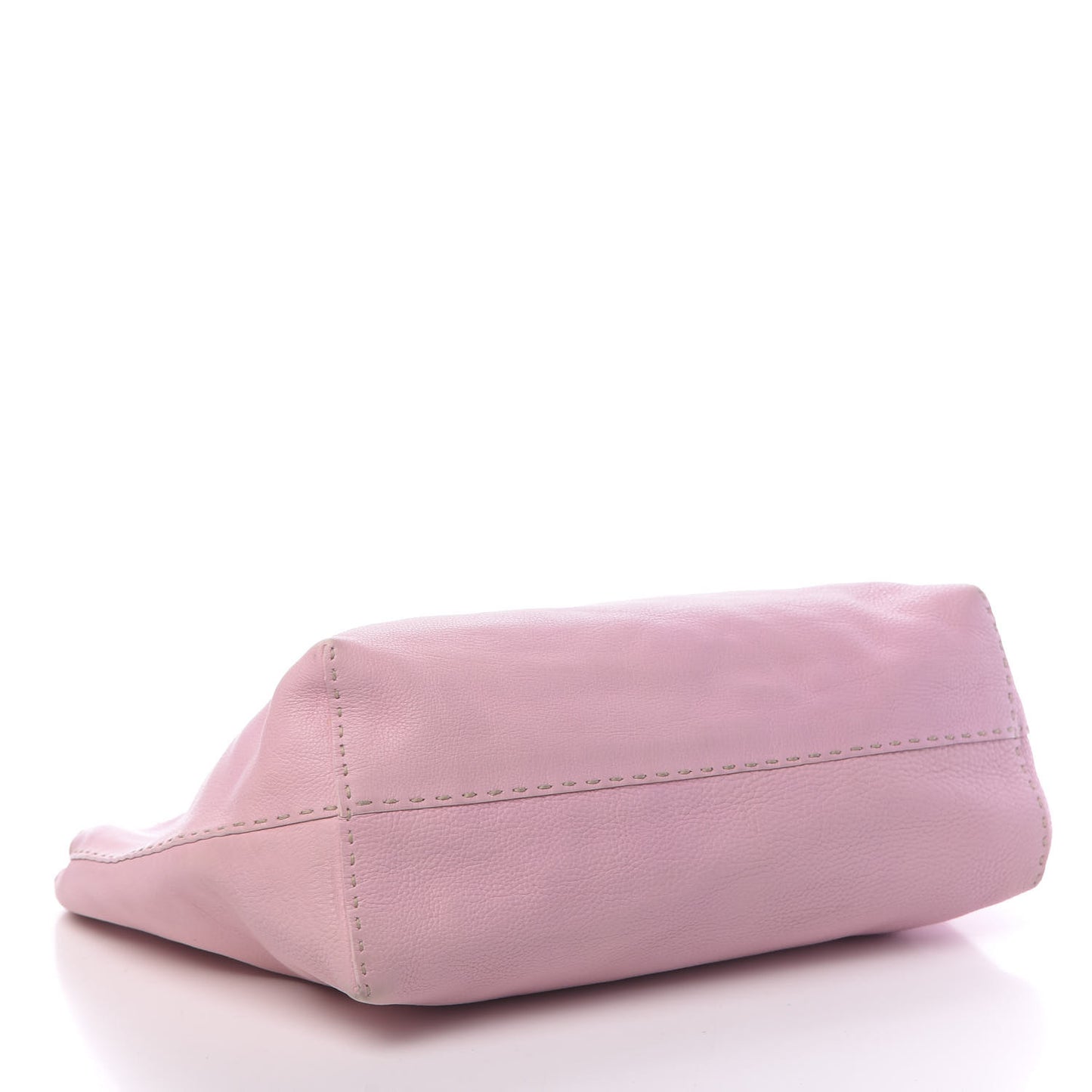 Calfskin Romano Selleria Roll Tote Rosa
