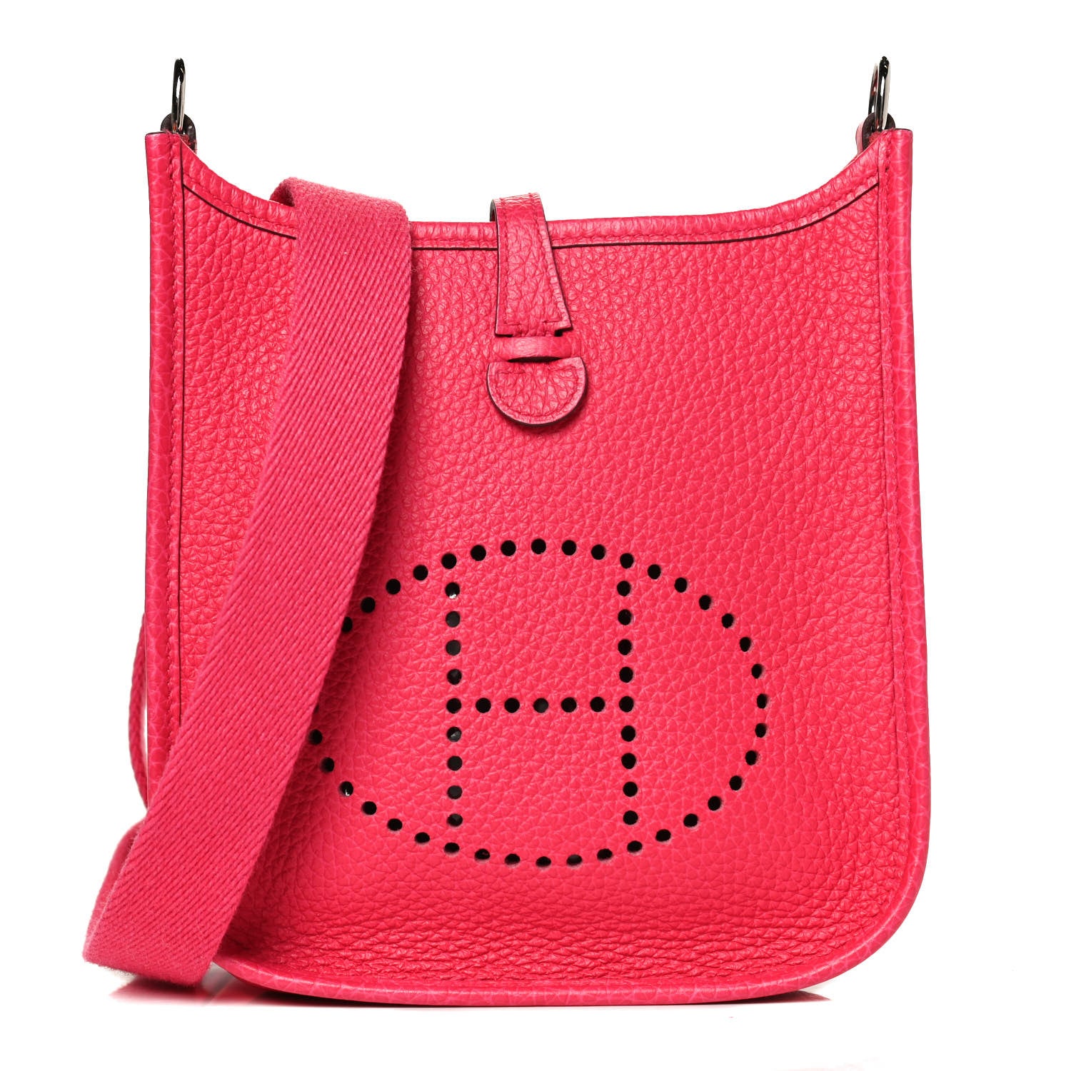 Hermes Taurillon Clemence Evelyne TPM Rose Extreme 1 of 10