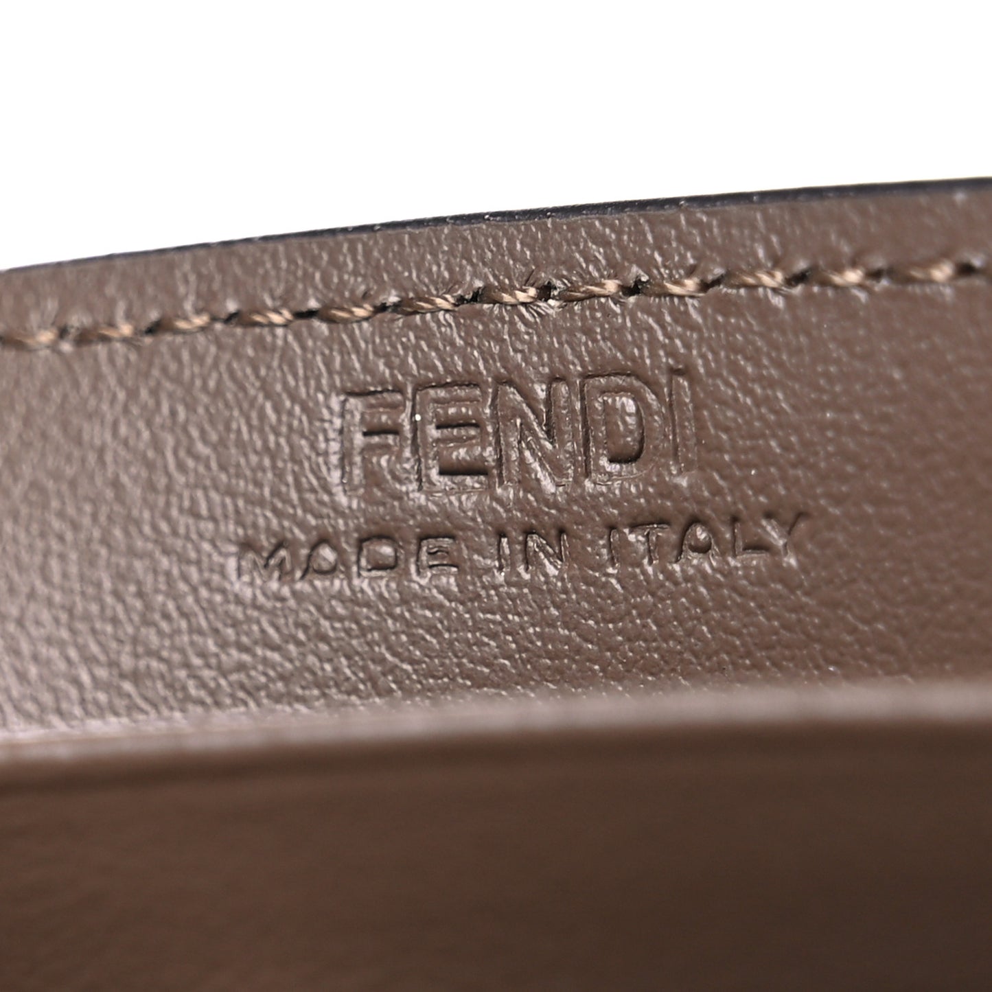 Vitello Soft F is Fendi Bi-Color FF 1974 Embossed Continental Envelope Wallet On Chain Maya Black