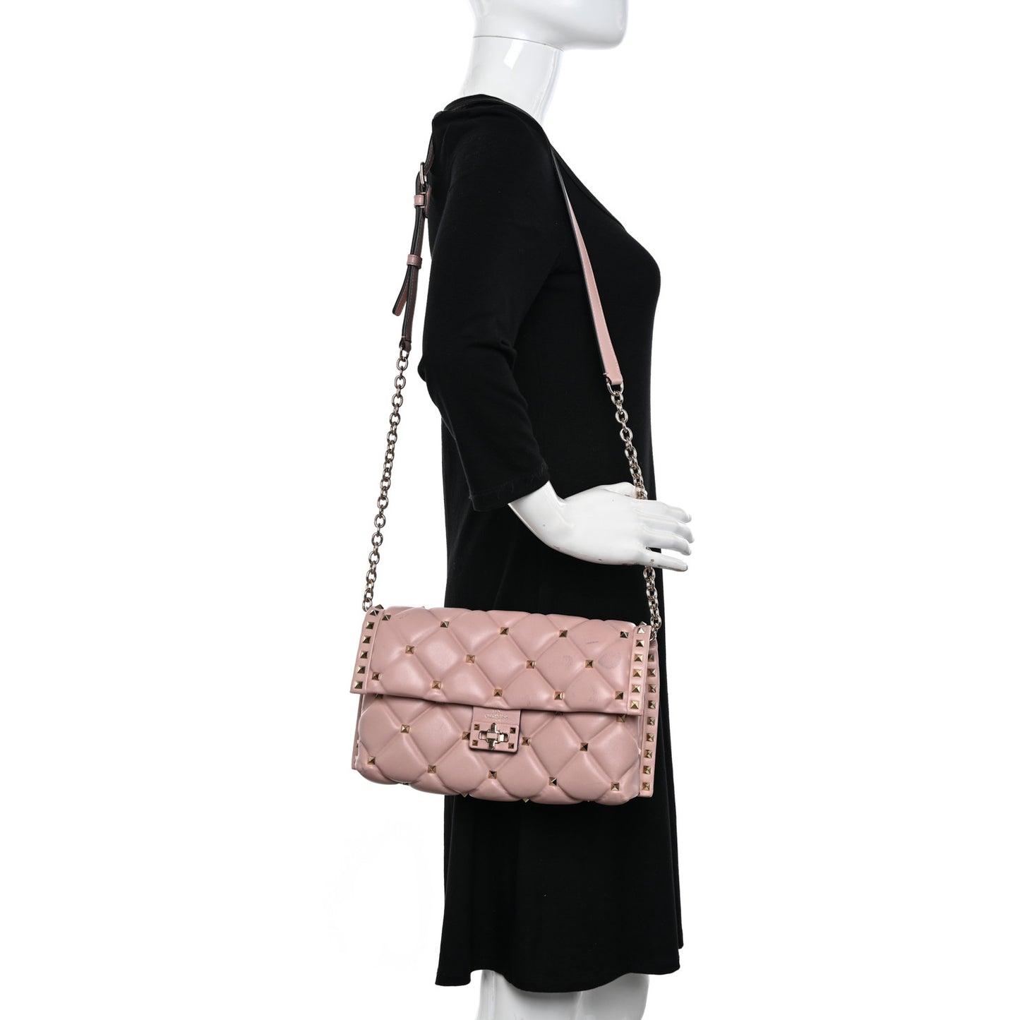 Nappa Candystud Crossbody Poudre